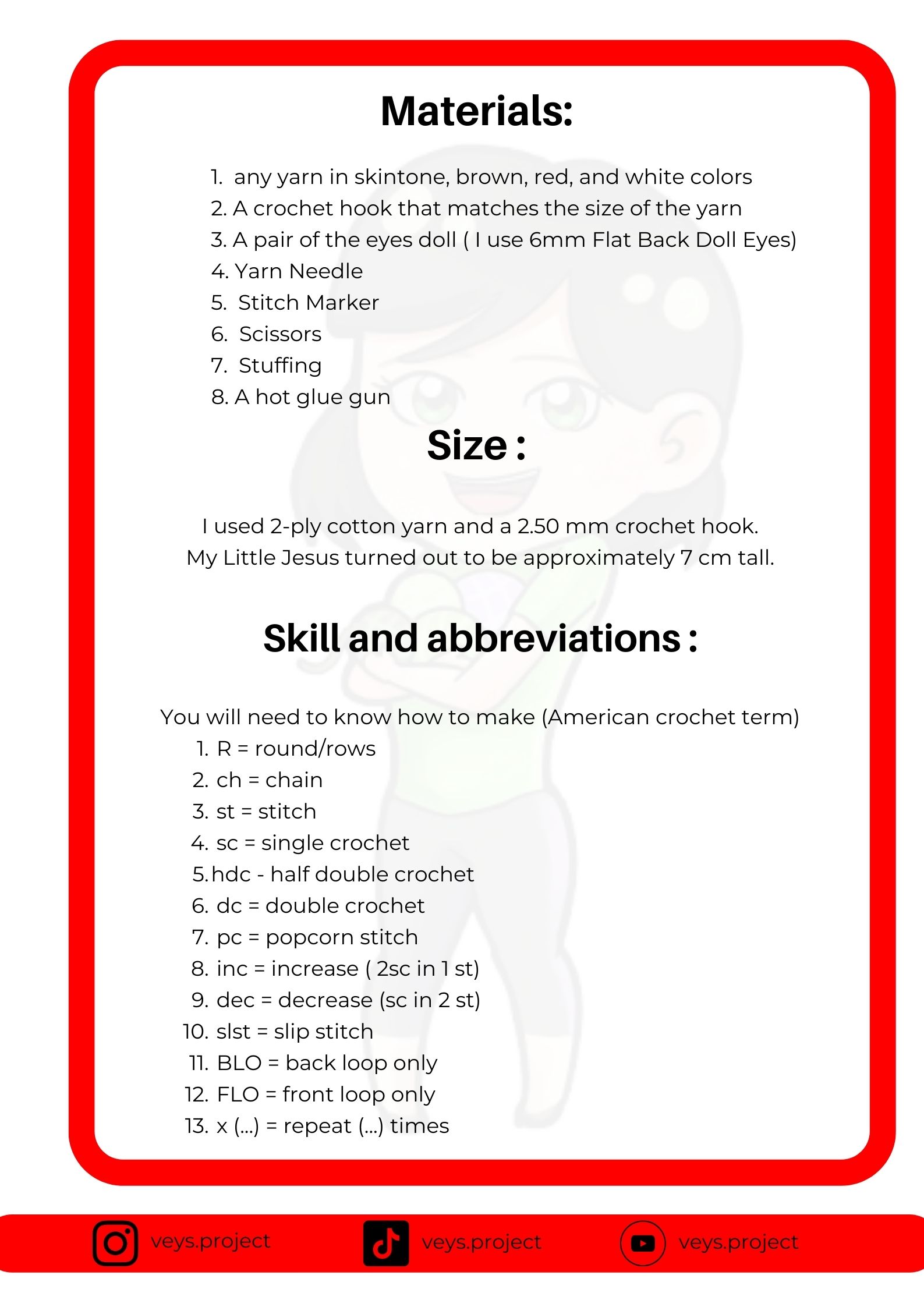 Little Jesus Amigurumi Crochet Pattern (PDF Pattern)