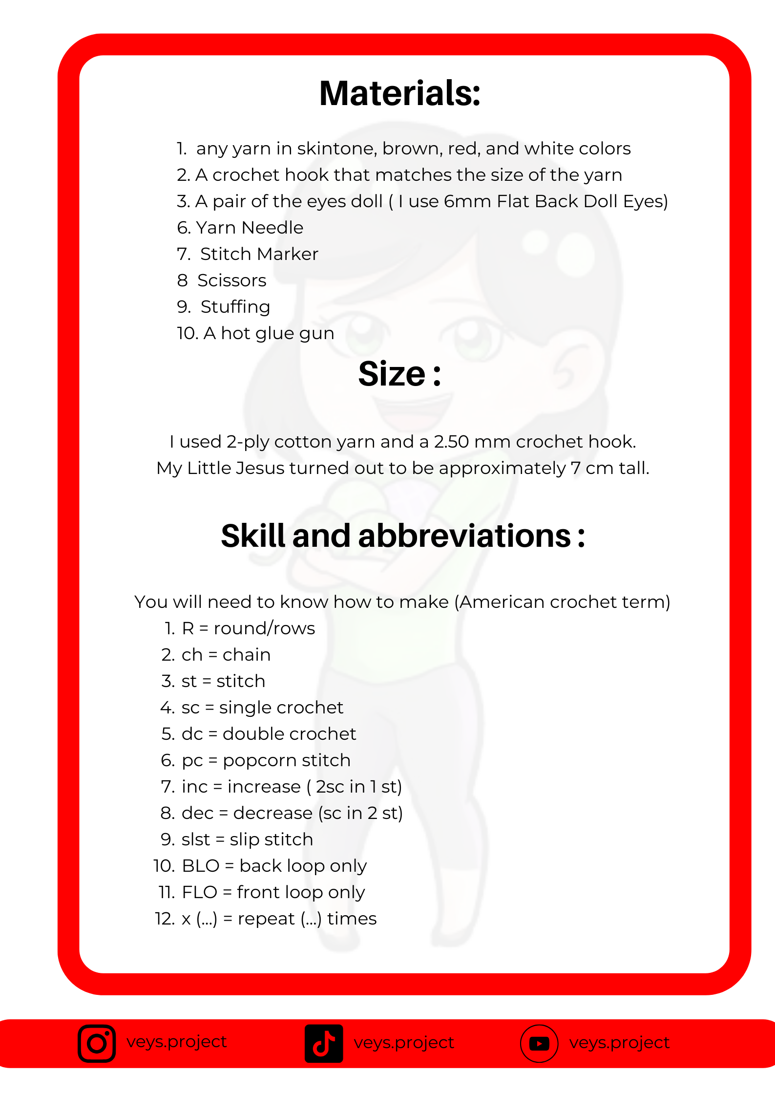 Little Jesus Amigurumi Crochet Pattern (PDF Pattern)