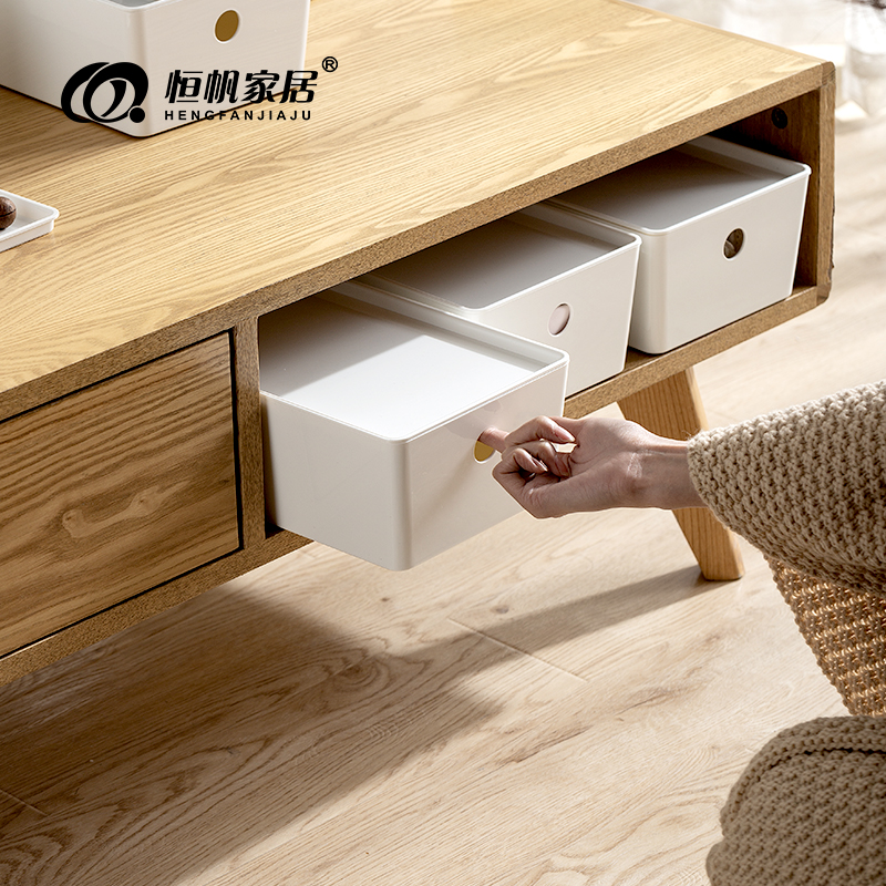 Plastic Storage Box With Lid (S-L)