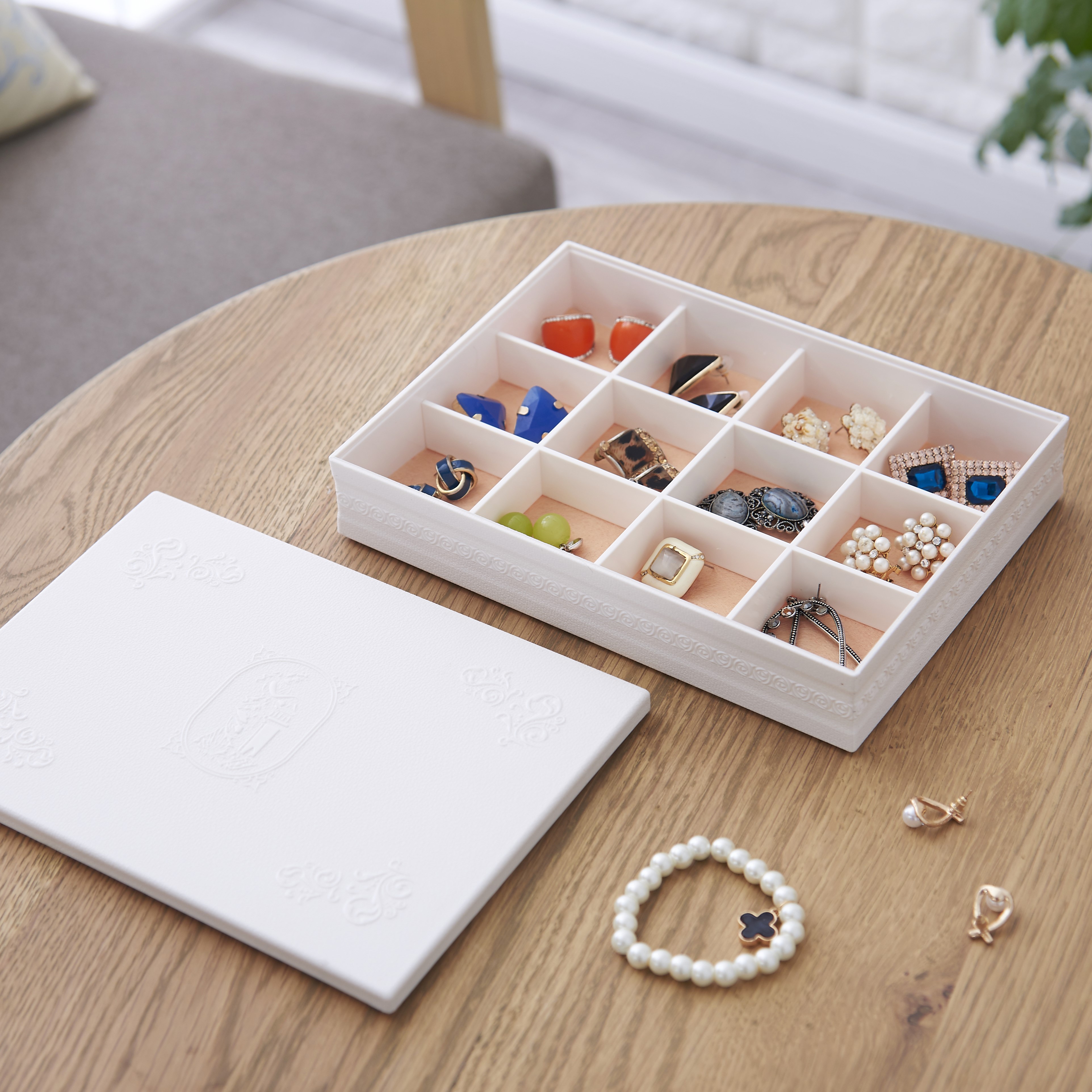 12 Grids Jewelry Organizer Box Storage