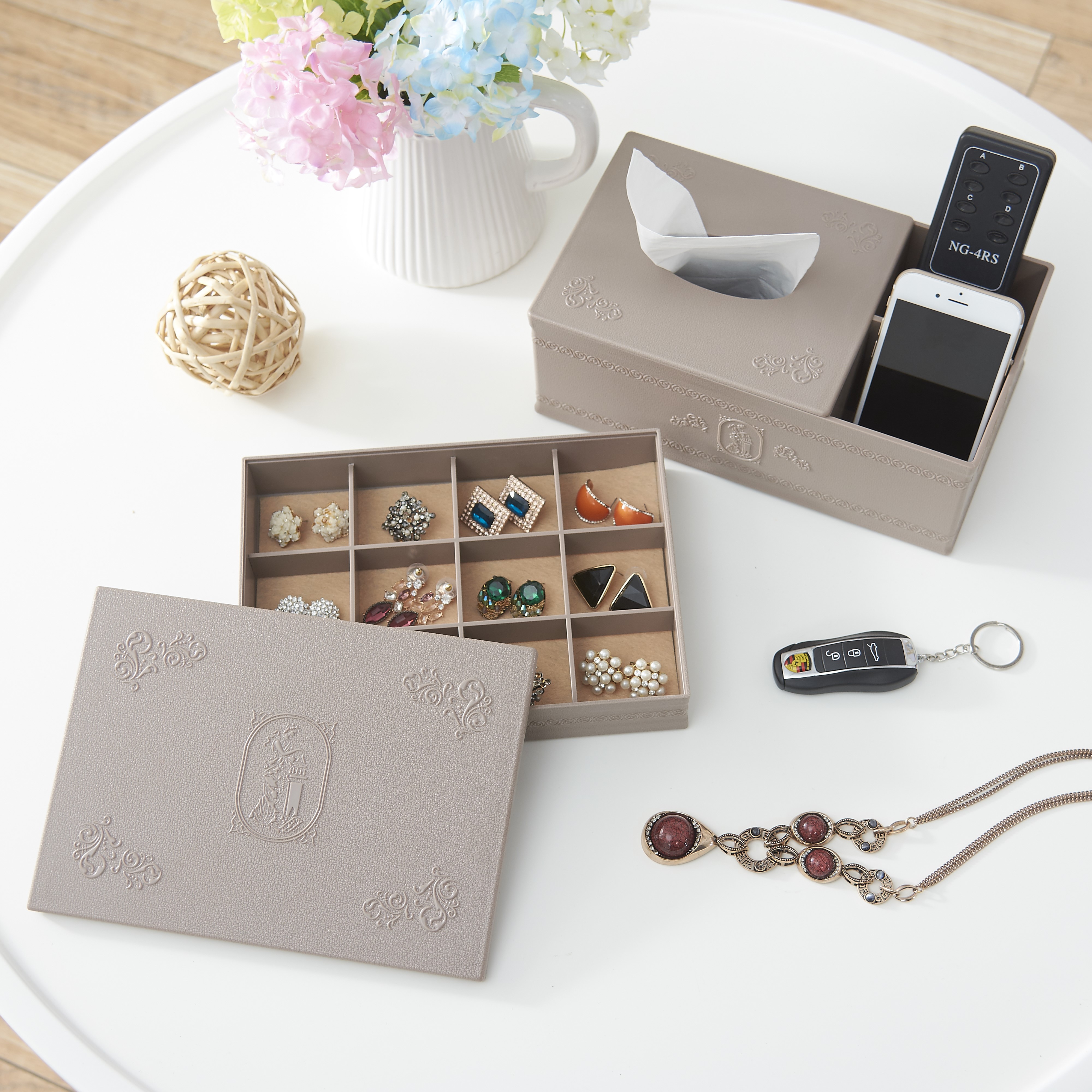 12 Grids Jewelry Organizer Box Storage