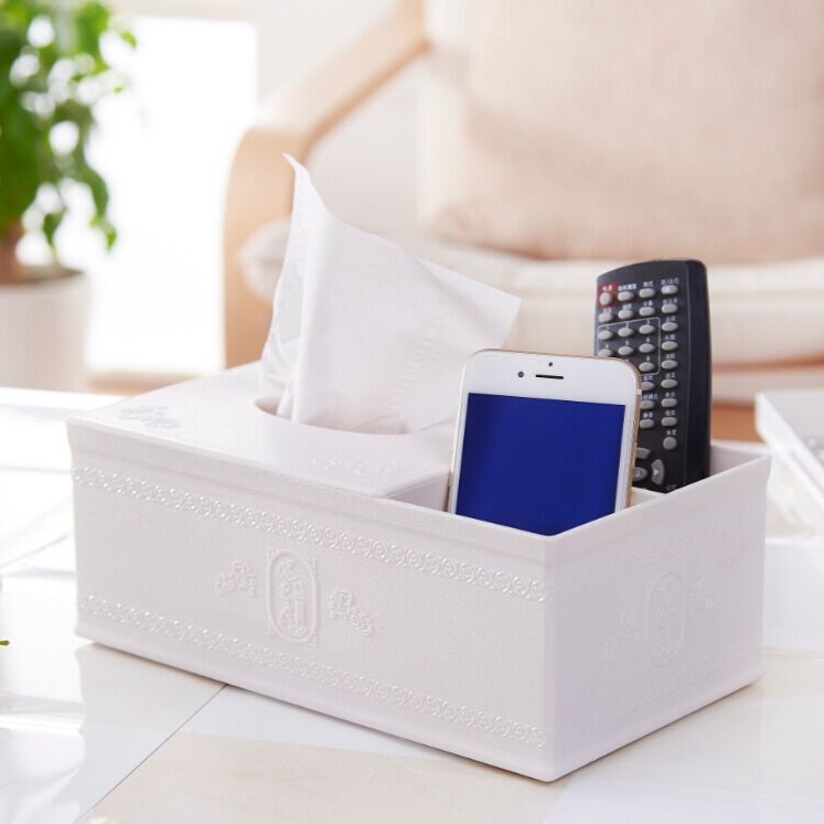 Multifunctional Embossed Tissue Box