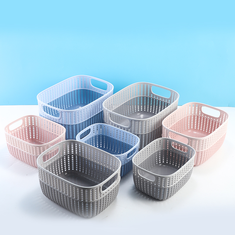 Two-color Storage Basket（S-L）