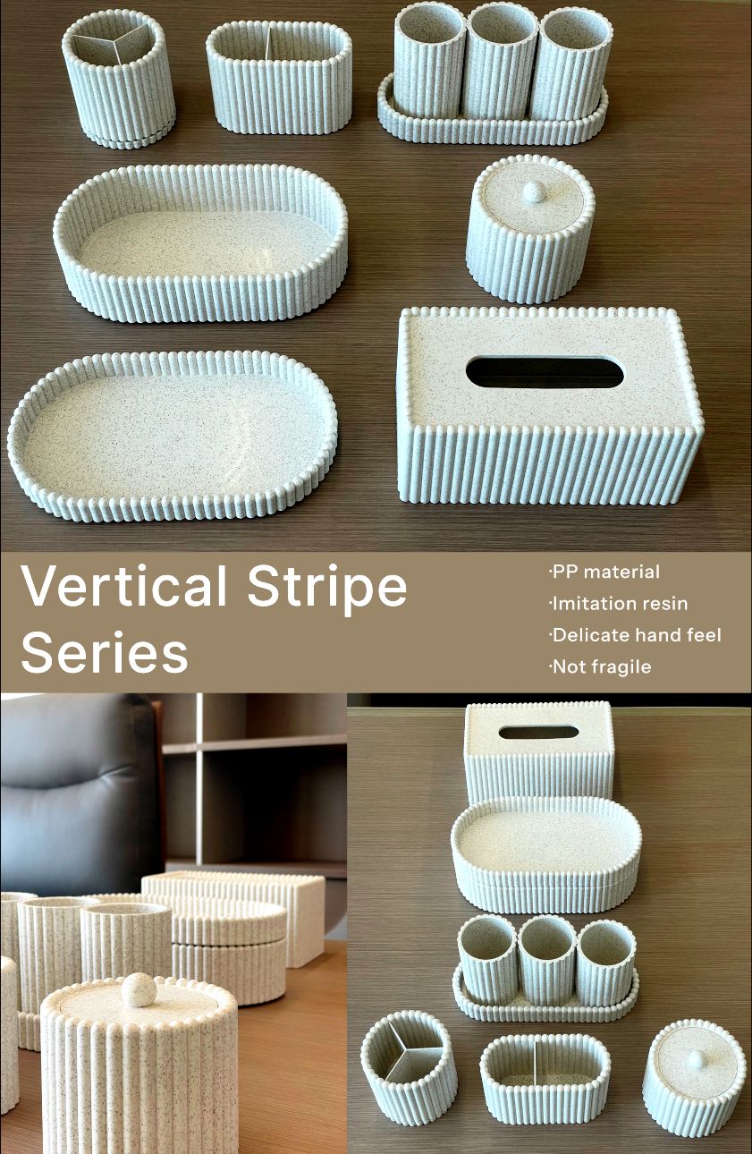 Vertical Stripe Series - Divided Storage Box