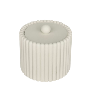 Vertical Stripe Series - Storage Bucket with Lid