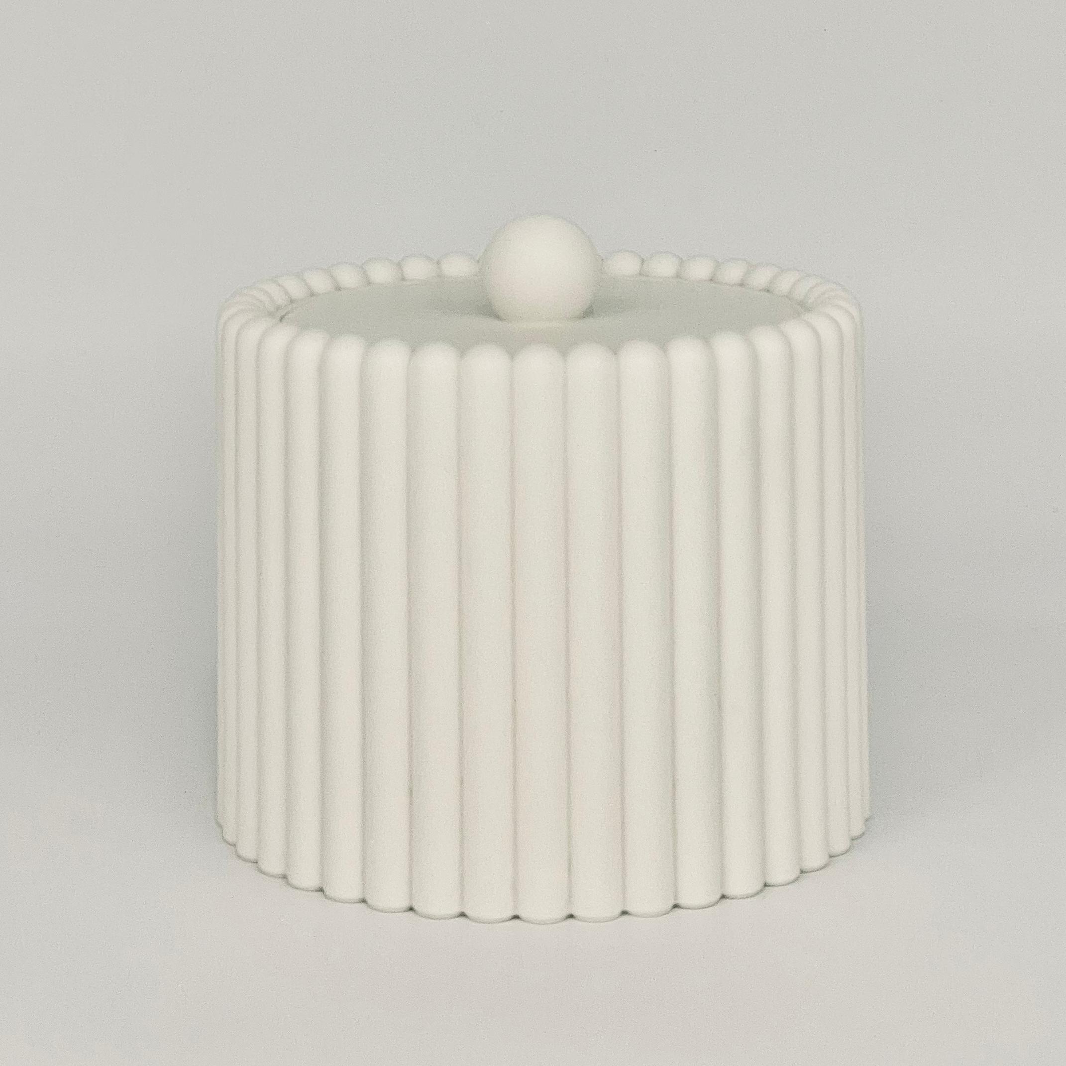 Vertical Stripe Series - Storage Bucket with Lid