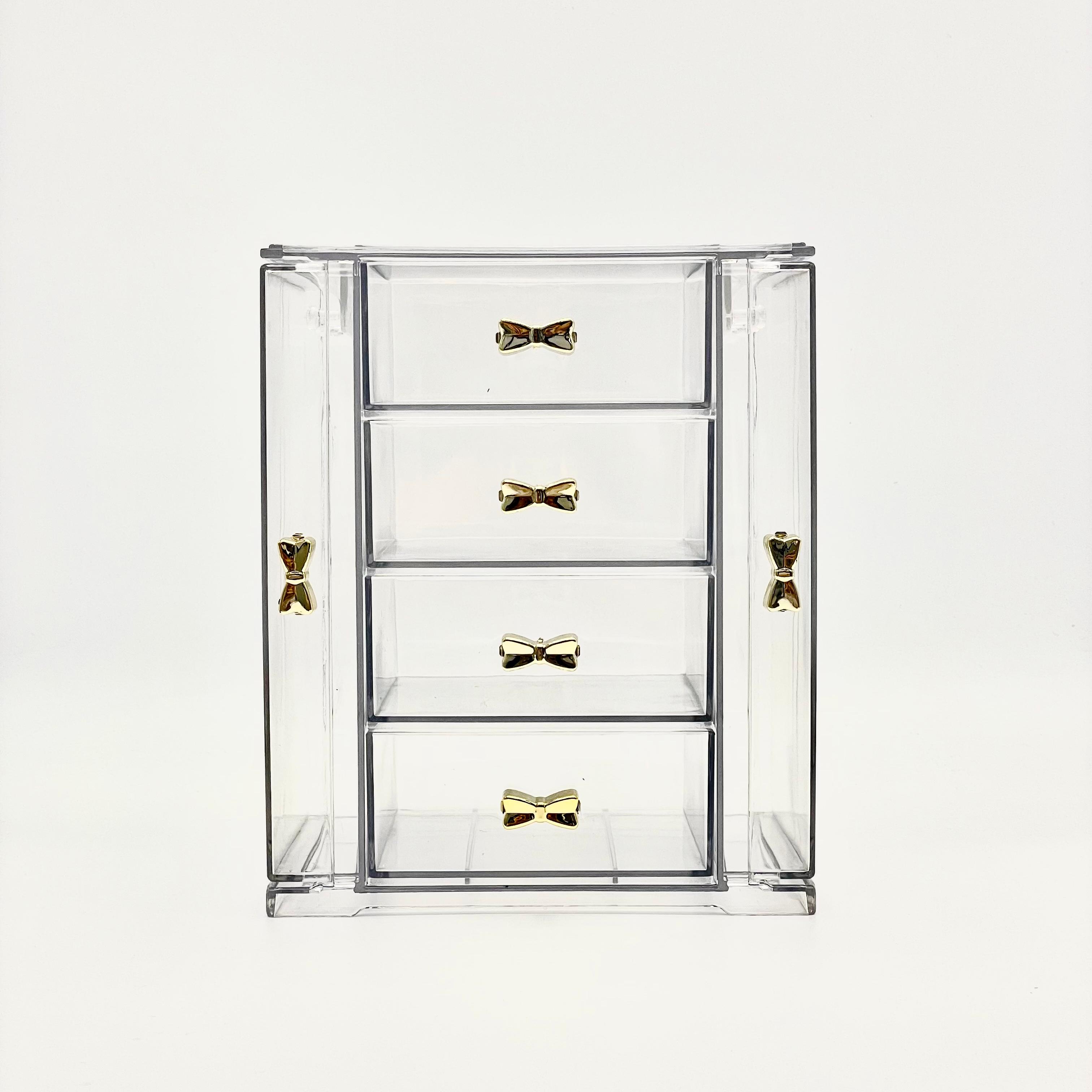 Bow Jewelry Storage Box -4 Drawers