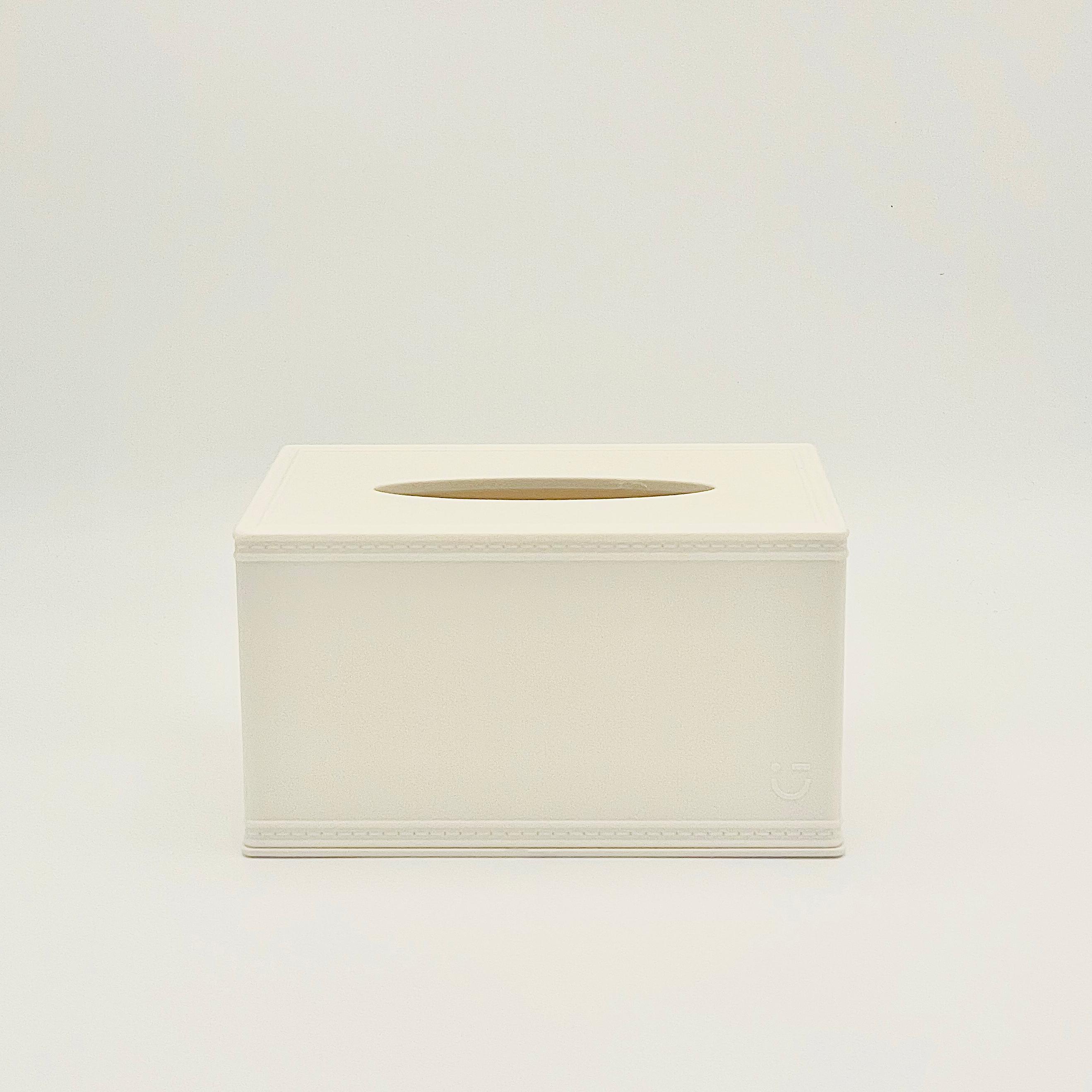 Leather patterned tissue box -S/M/L