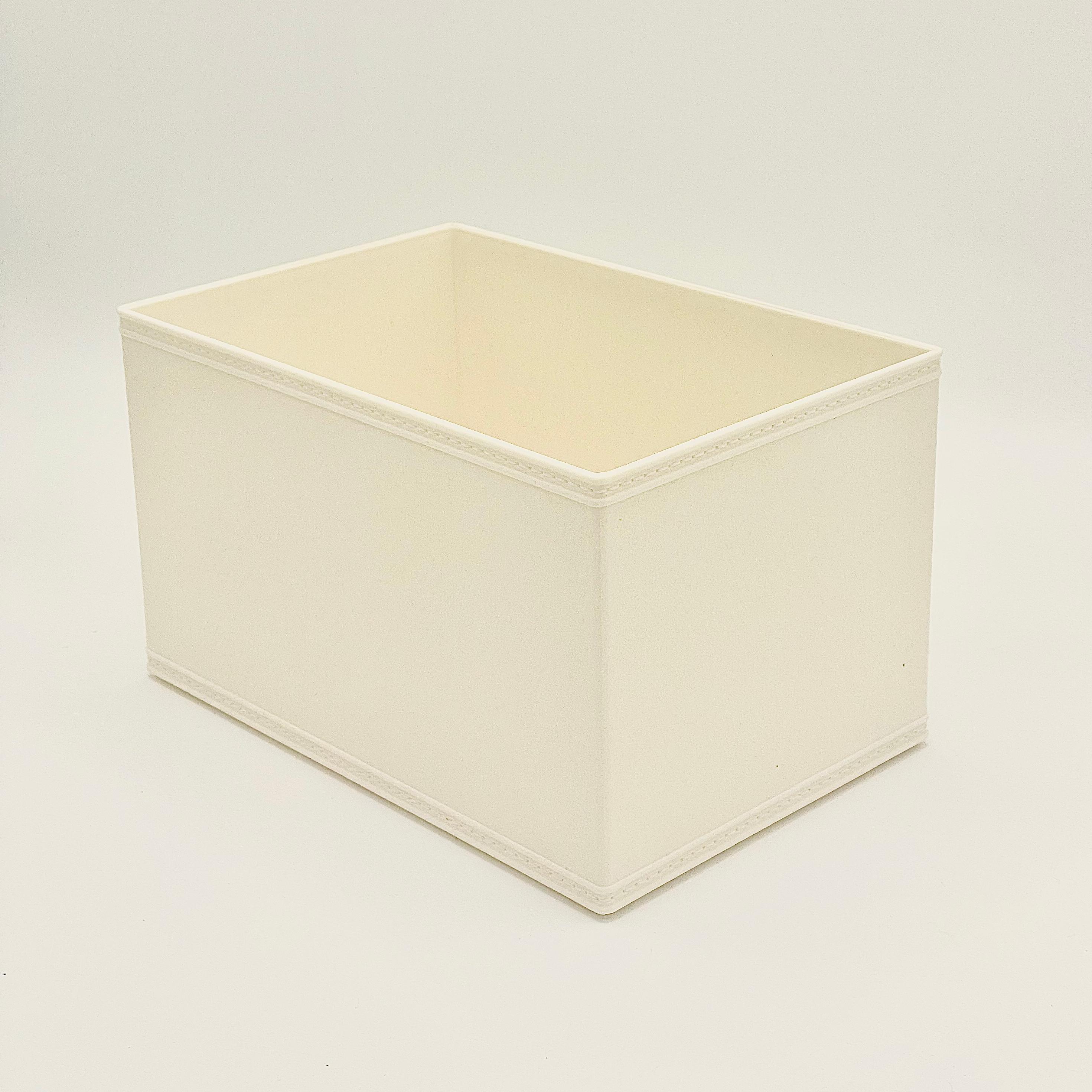 Leather patterned storage box -S/M/L