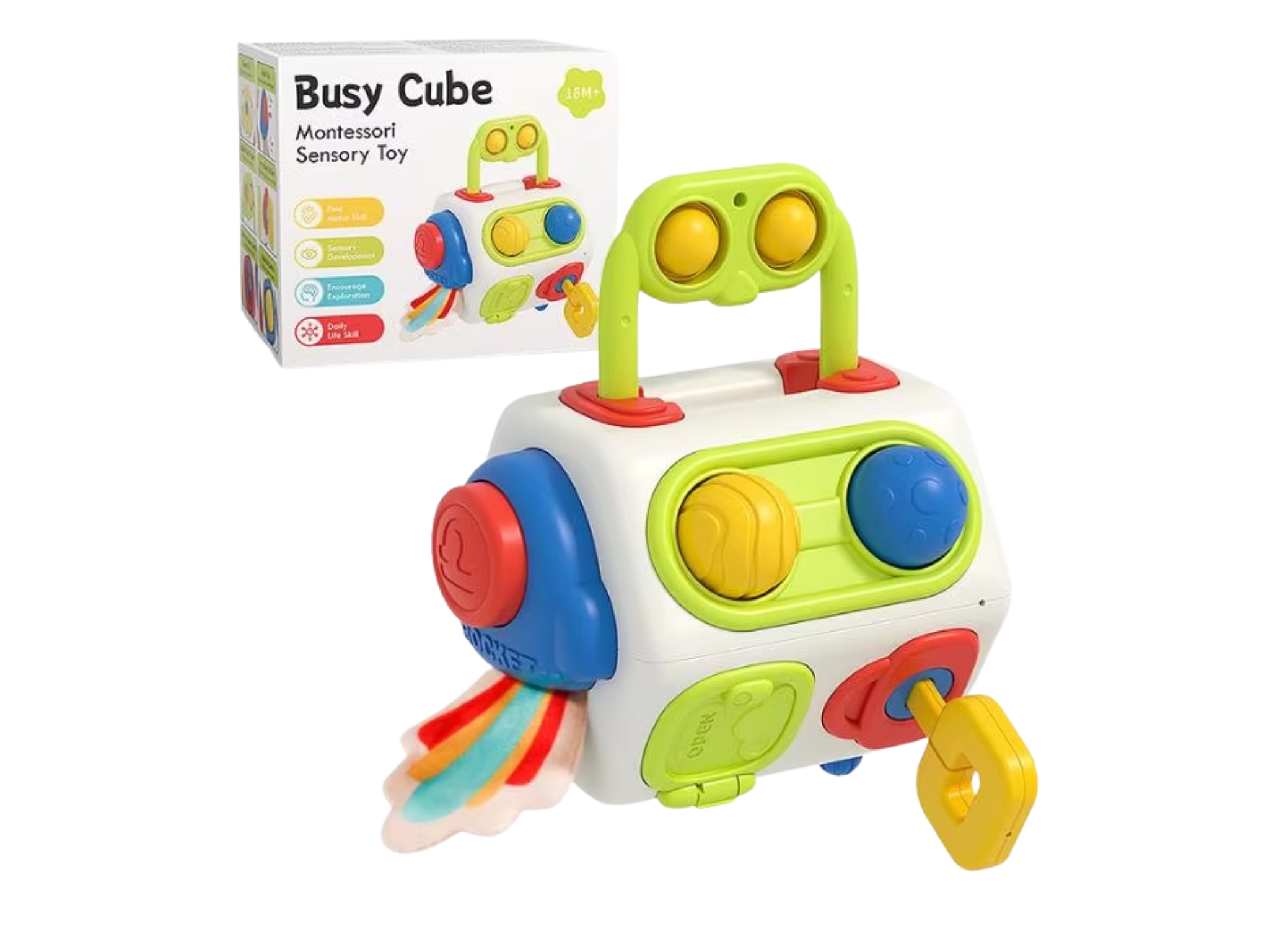 Cubo Sensorial Montessori