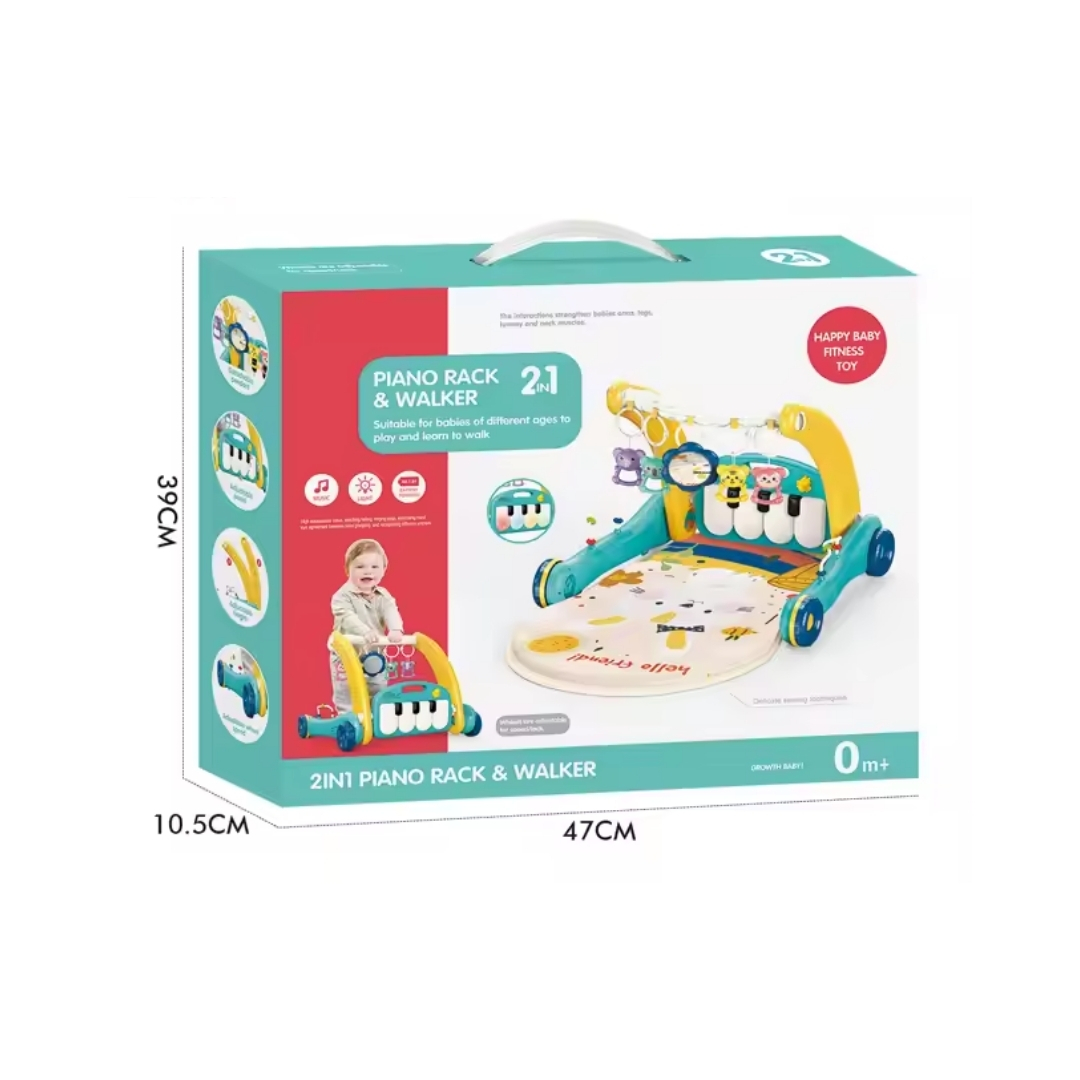 Caminadora y Gimnasio para bebé 2 en 1