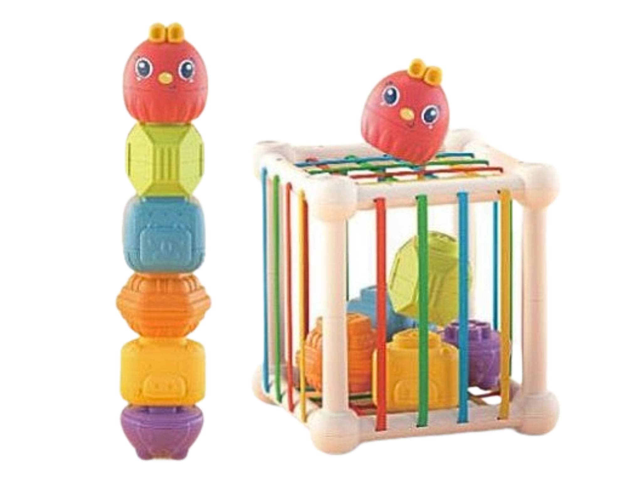 Juego de Bloques Apilables de Colores