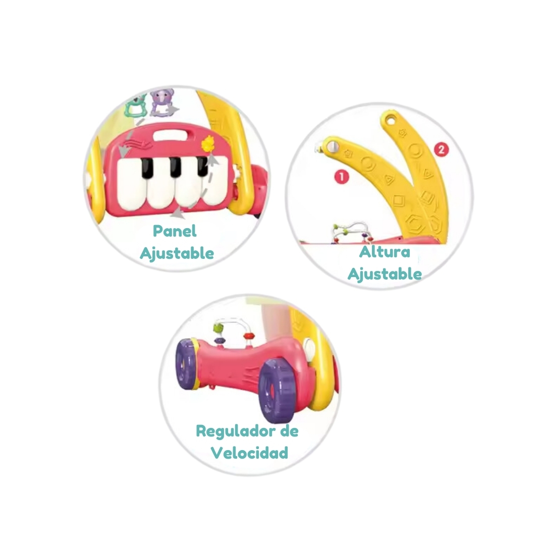 Gimnasio musical para bebés 2 en 1