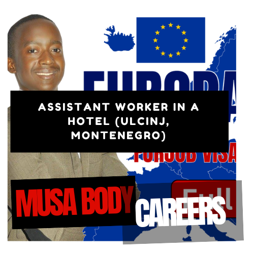 Assistant Worker in a Hotel (Ulcinj, Montenegro)
