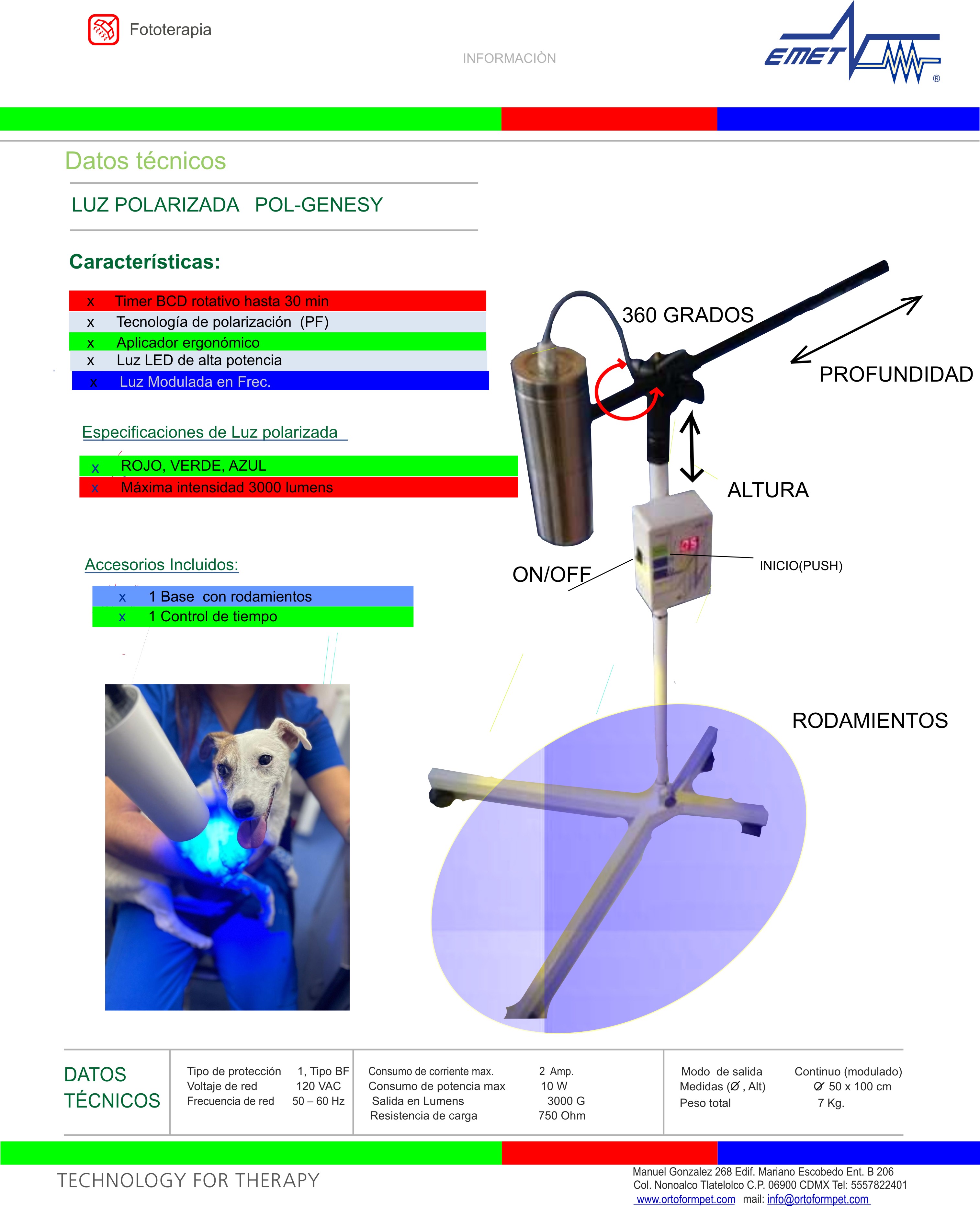 POL-GENESY Polarized Light Therapy Device