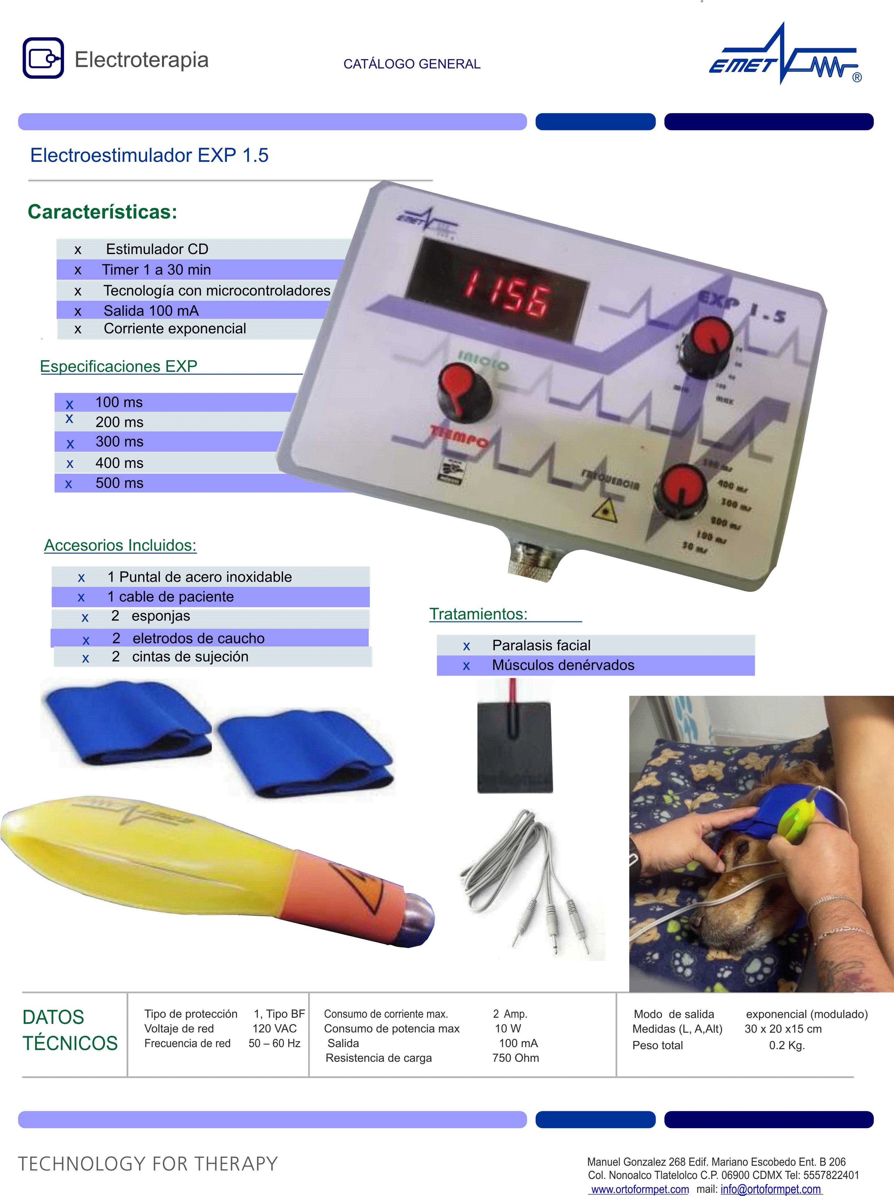 Electroestimulador EXP 1.5