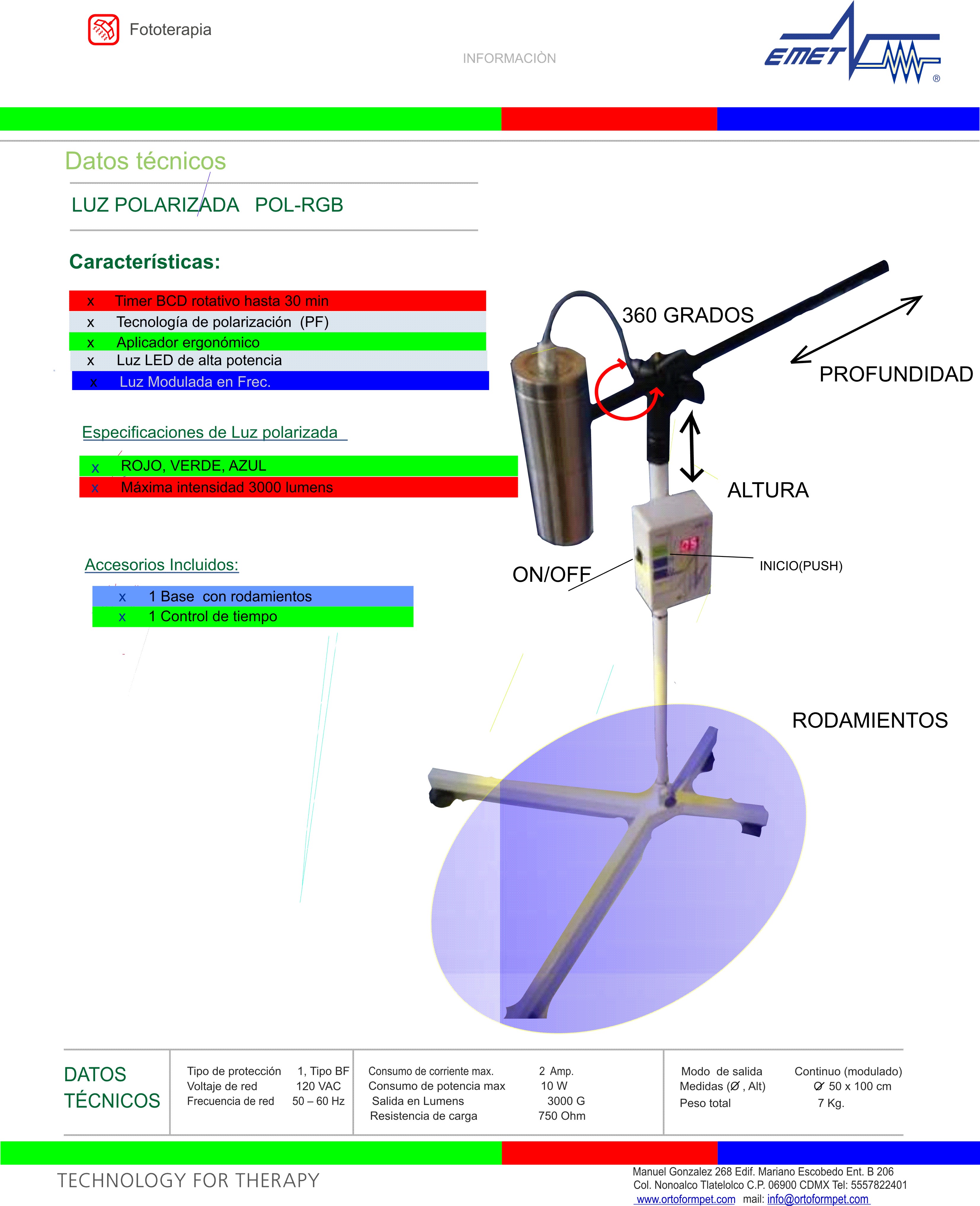 Luz Polarizada POL-RGB