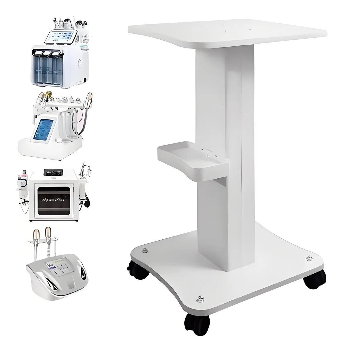 Multi-Function Beauty Machine Trolley Cart