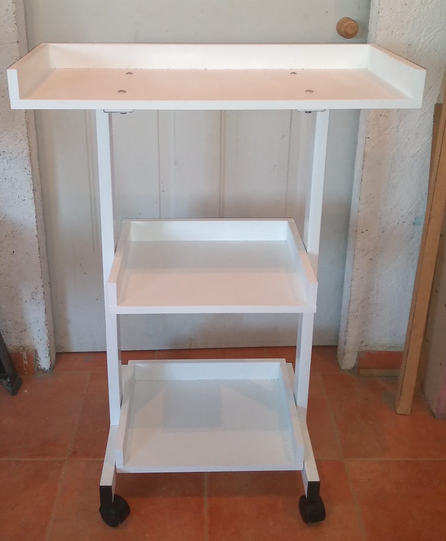 Three-Tier Rolling Utility Cart