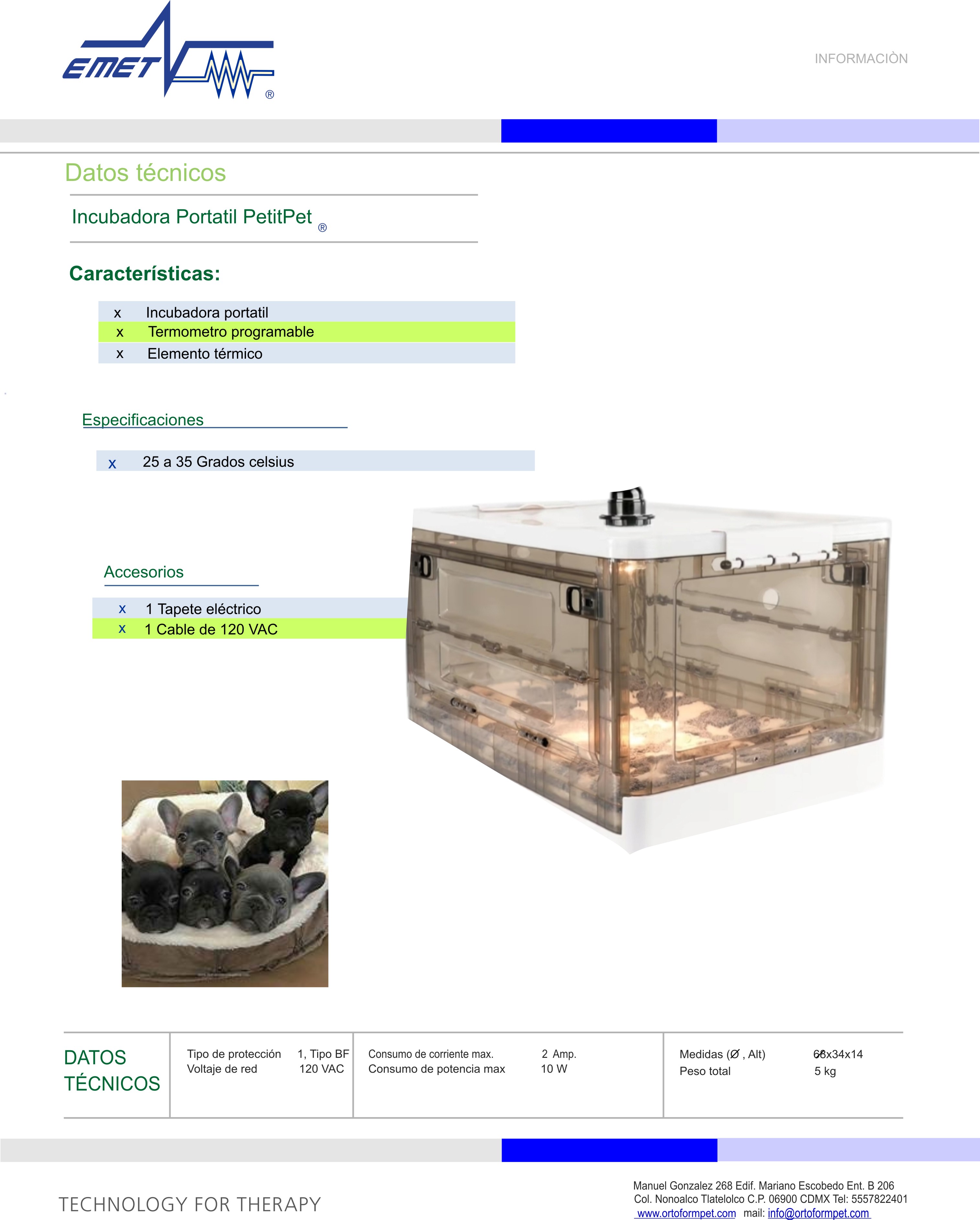 Incubadora Portatil para pequeñas especies 