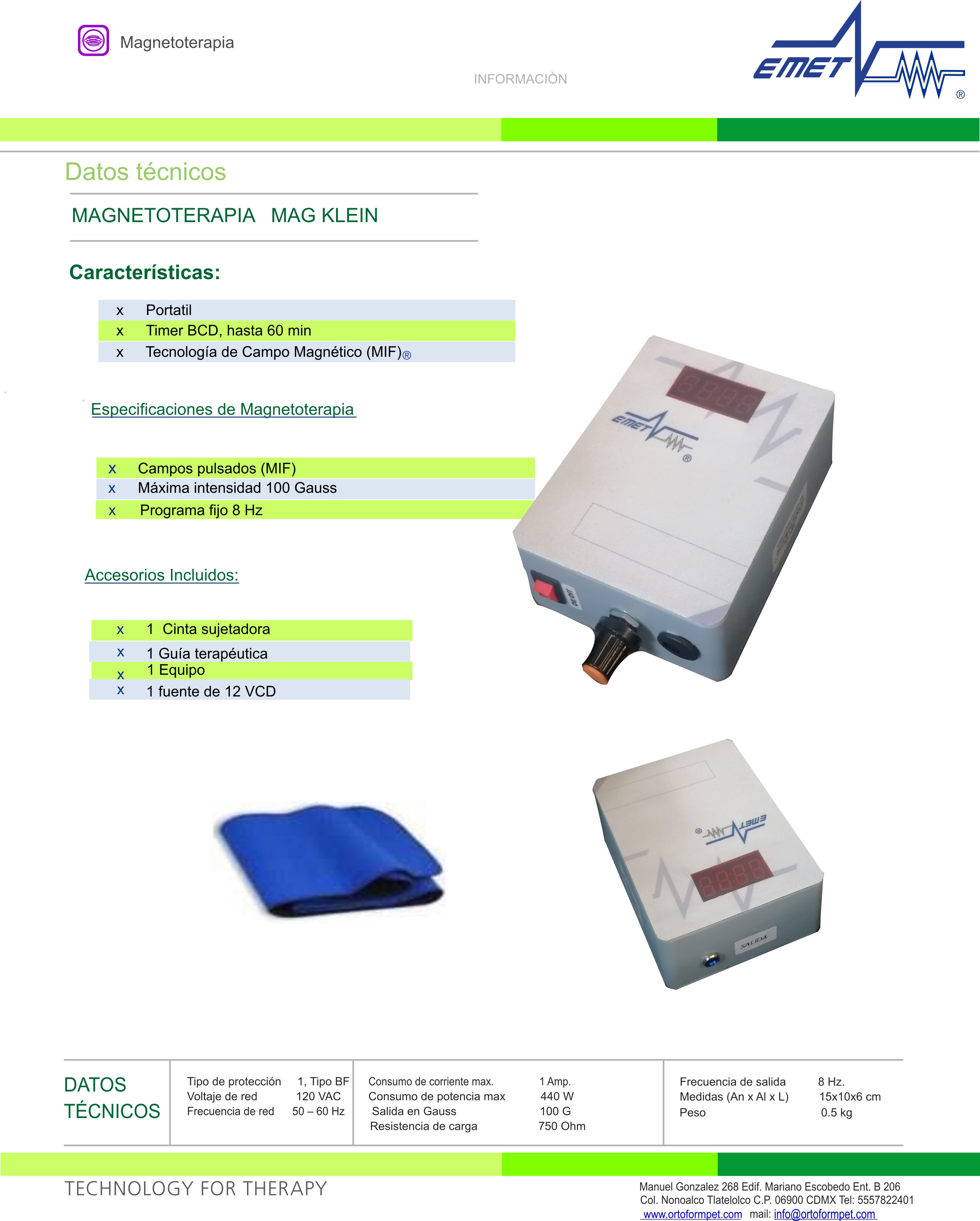 Magnetotherapy Device MAG KLEIN