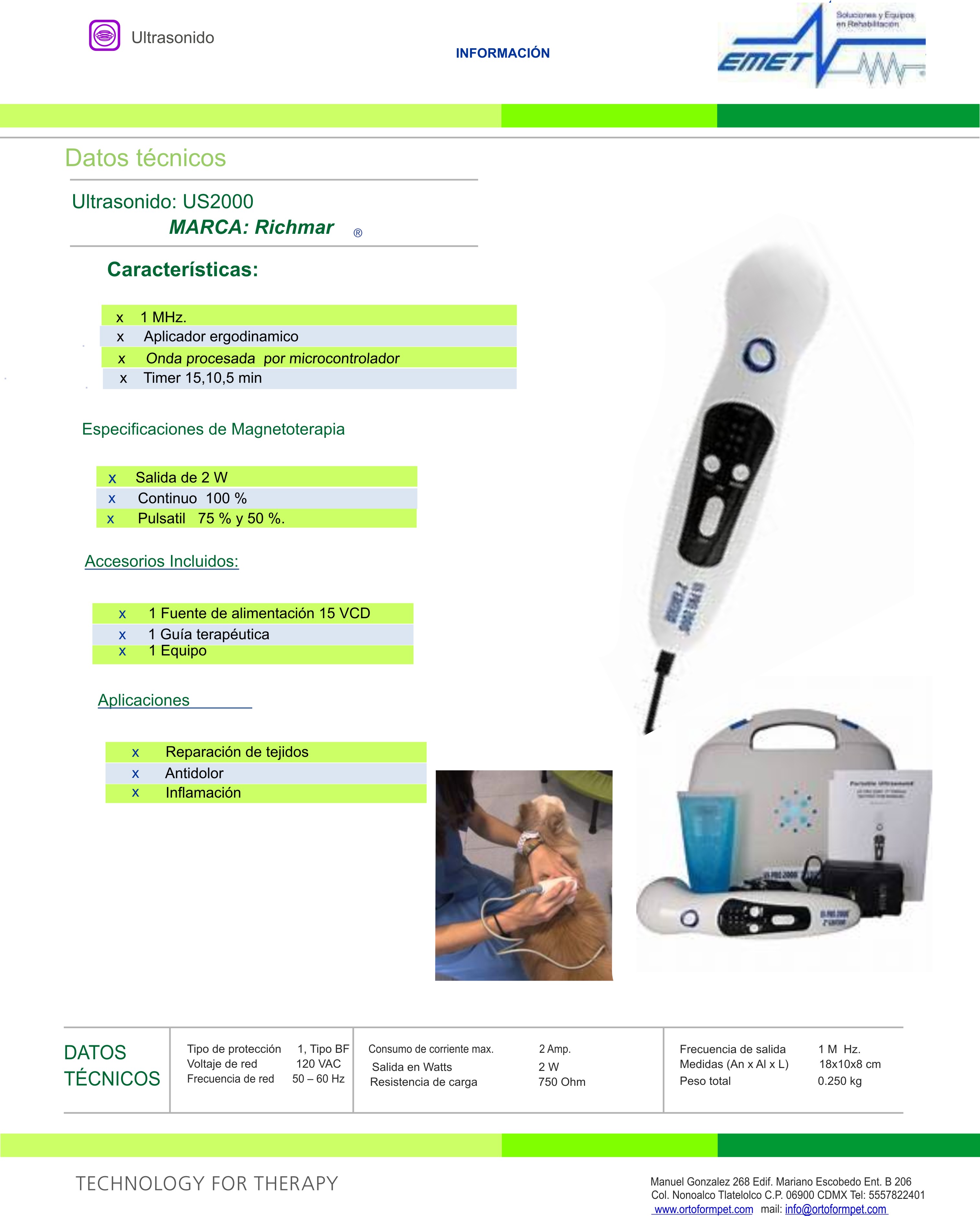 US2000 Ultrasonido 
