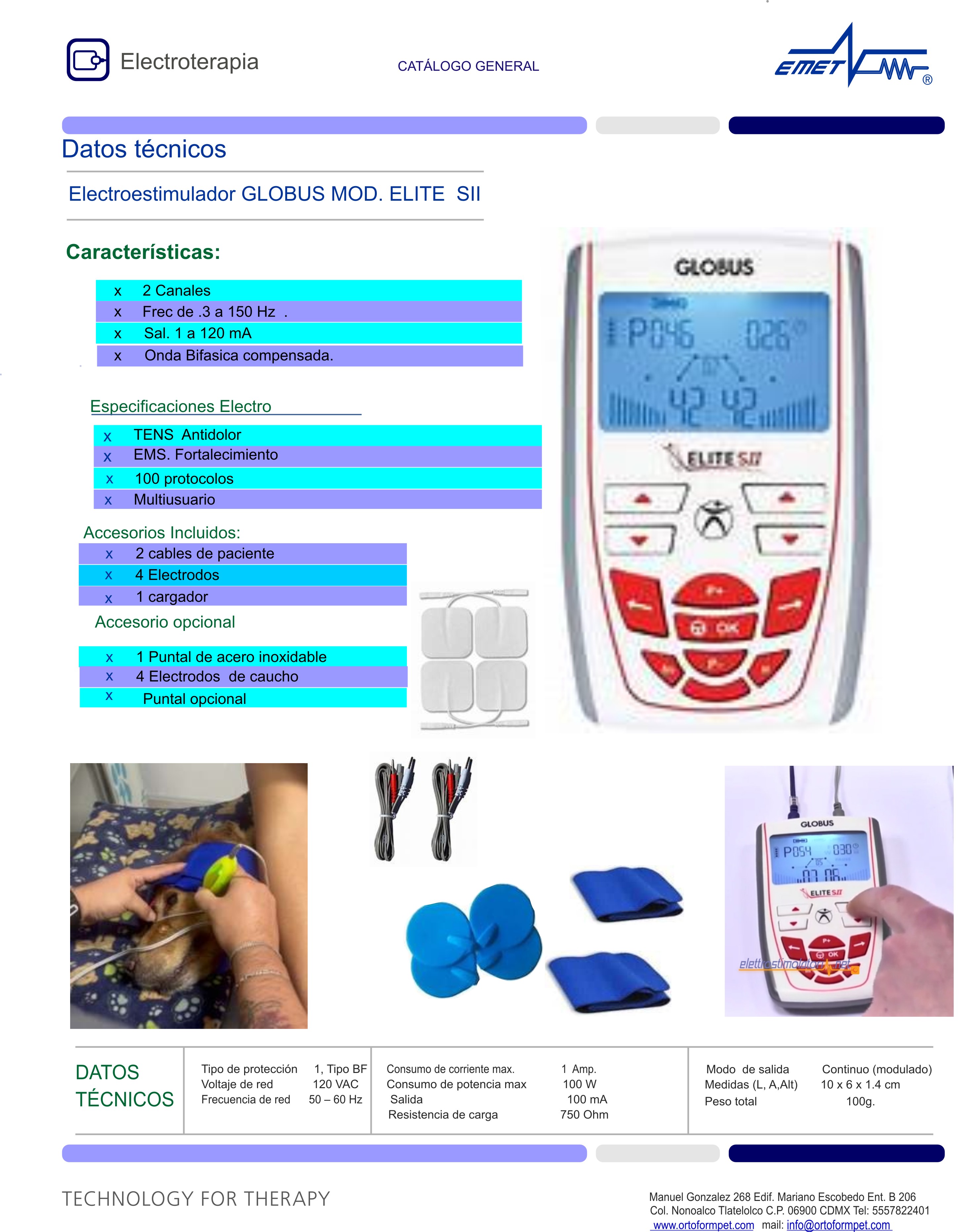 Globus Elite SII Electrostimulator