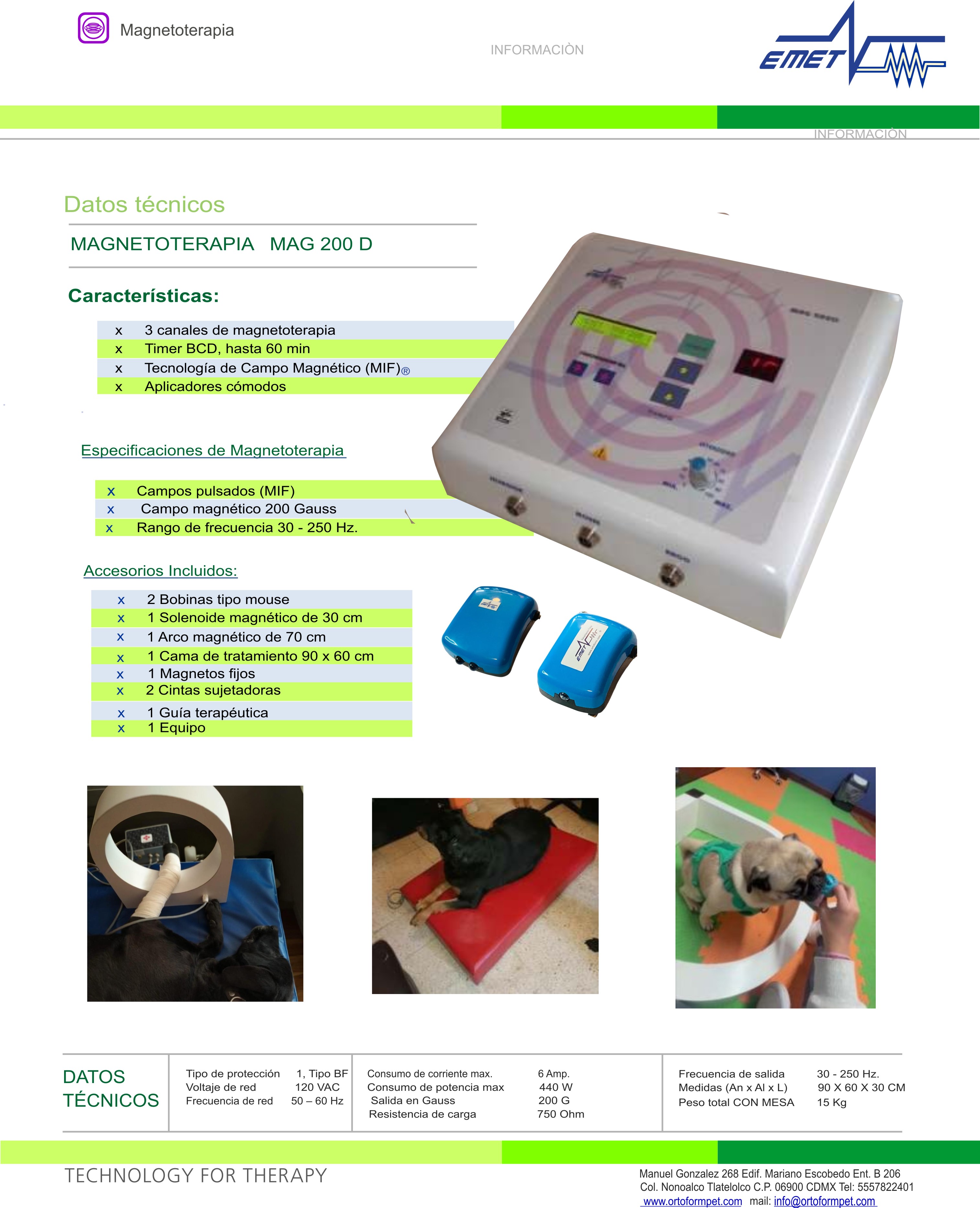 Magnetotherapy Device MAG 200 D