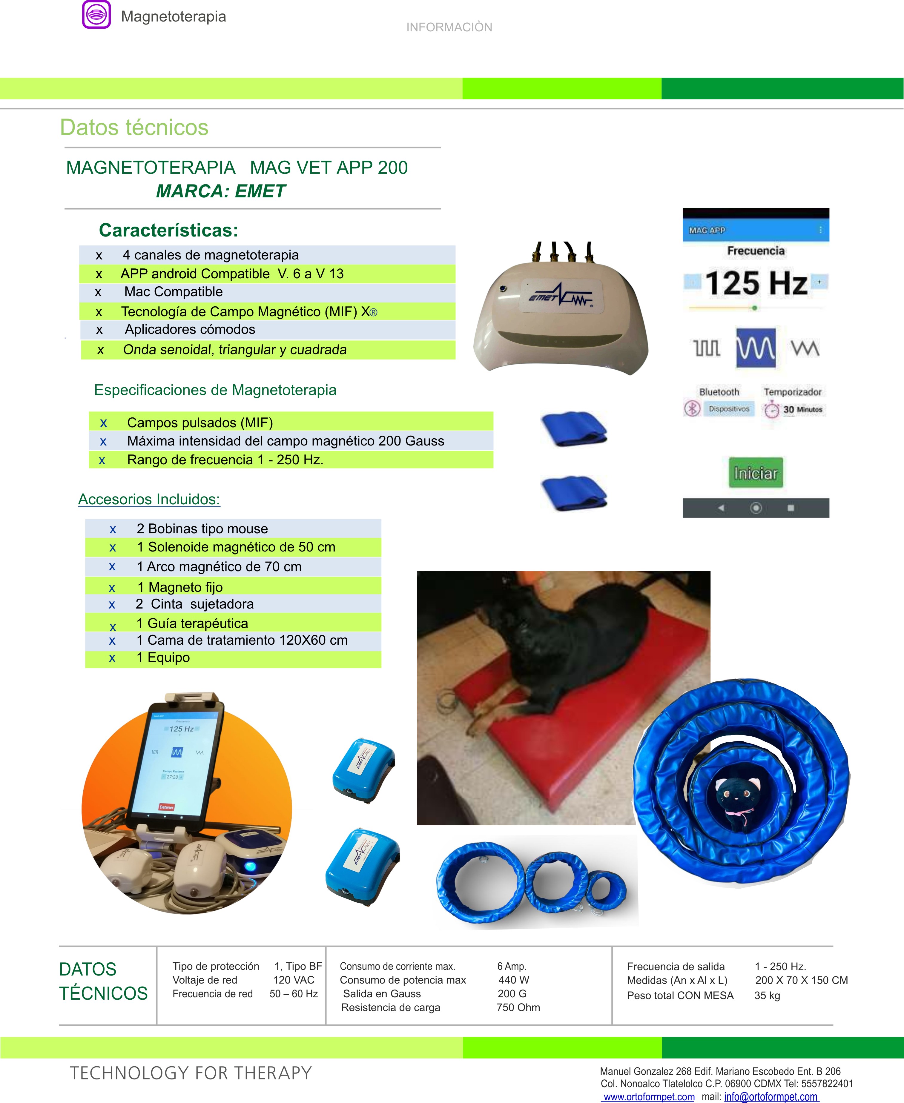 MAG VET APP 200 Magnetotherapy Device