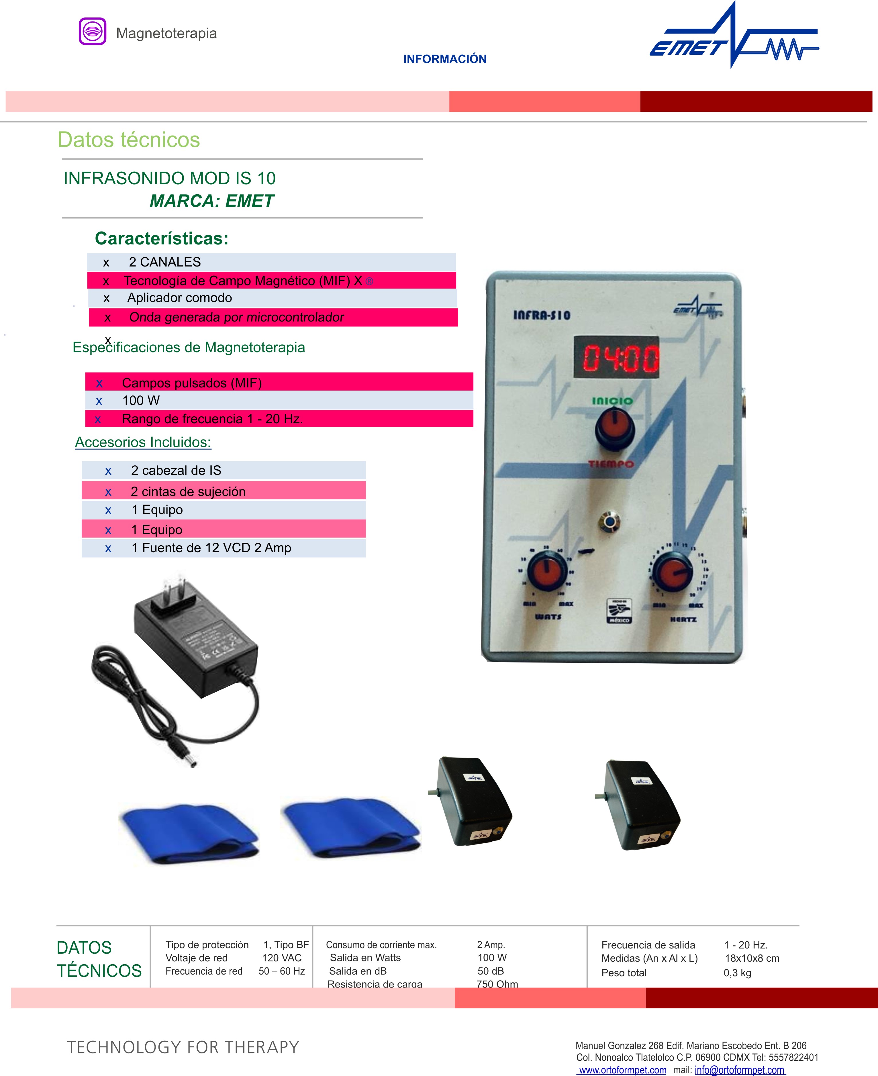 Infrasonido MOD IS 10