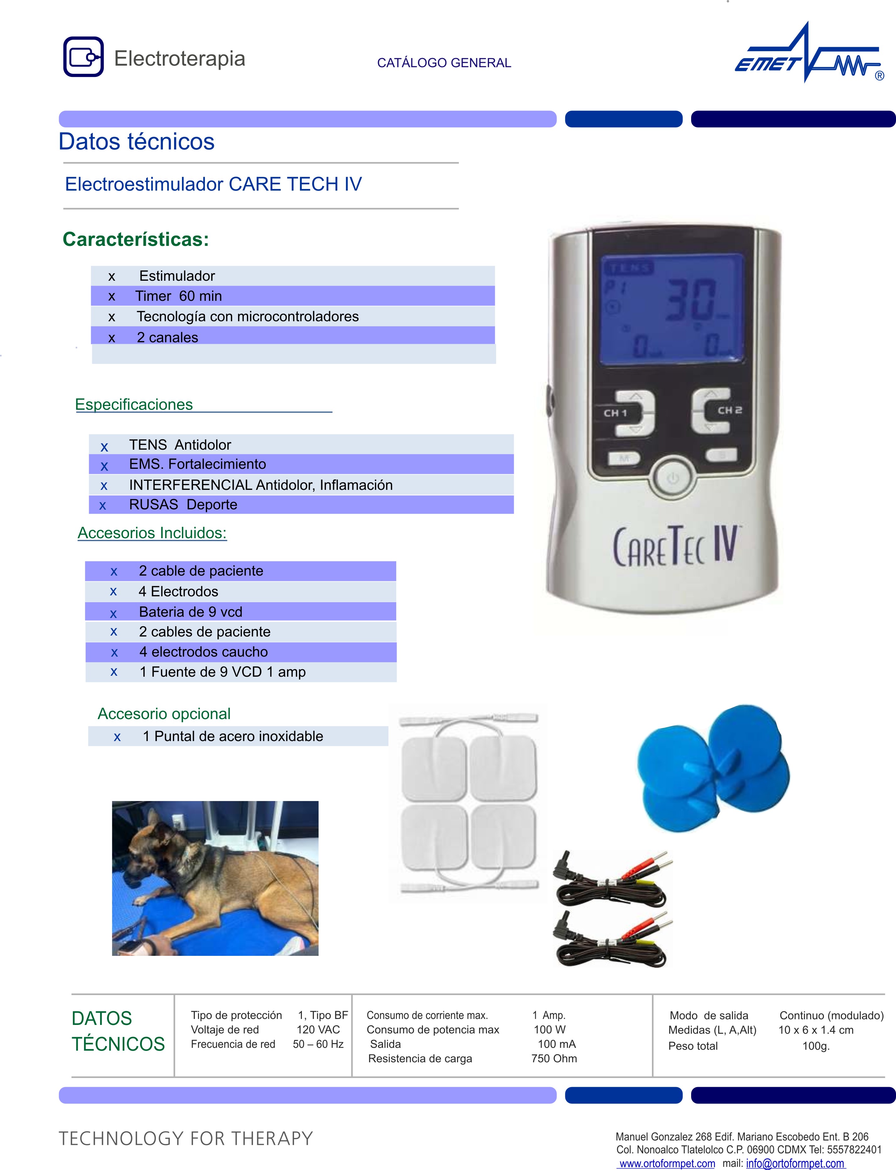 CARE TECH IV Electro Stimulator