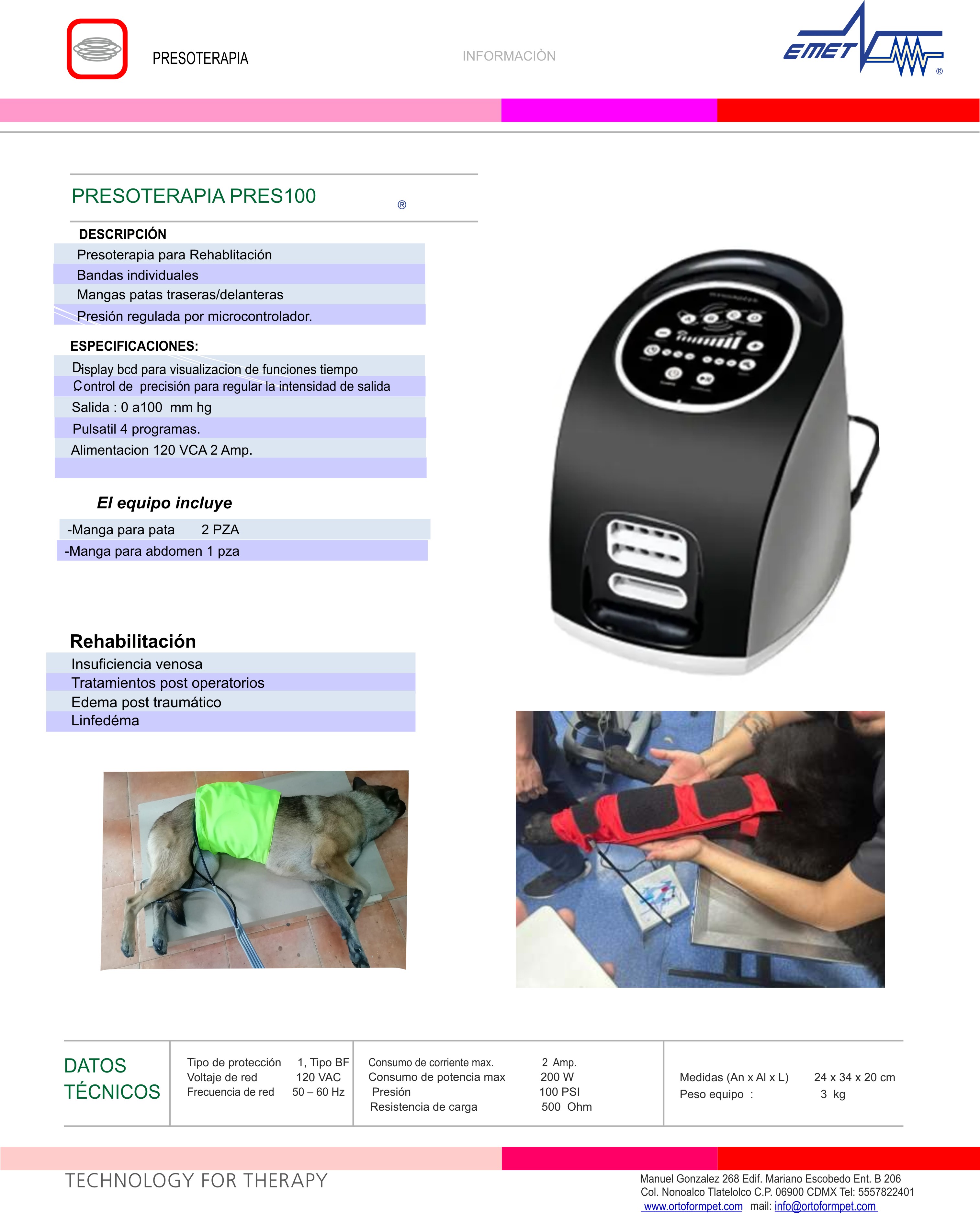 Presoterapia  PRES300 