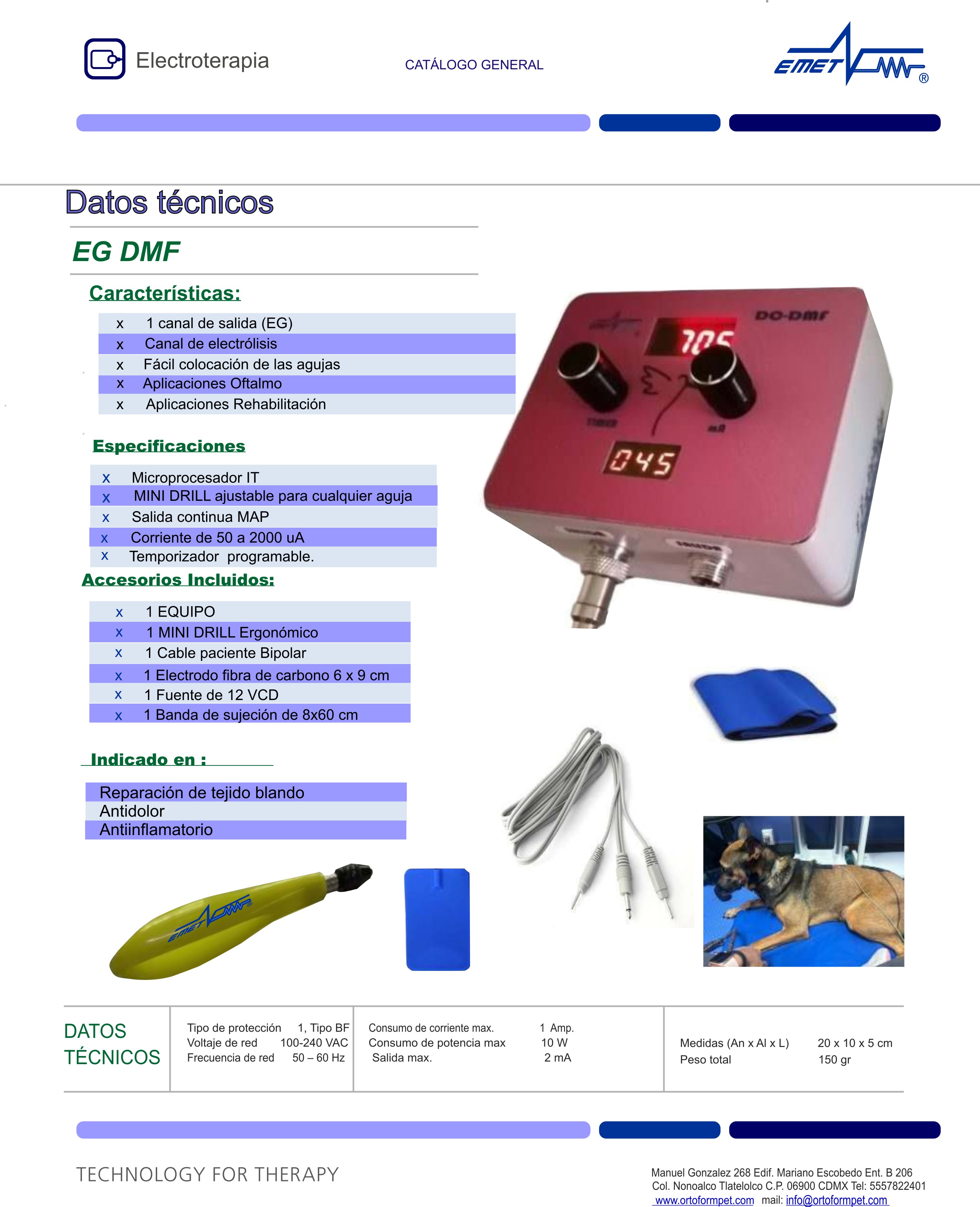 EG DMF Electrotherapy Device