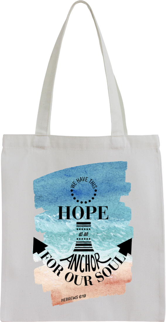 Hope Anchor Canvas Tote Bag