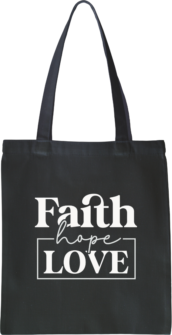 Faith Hope Love Tote Bag