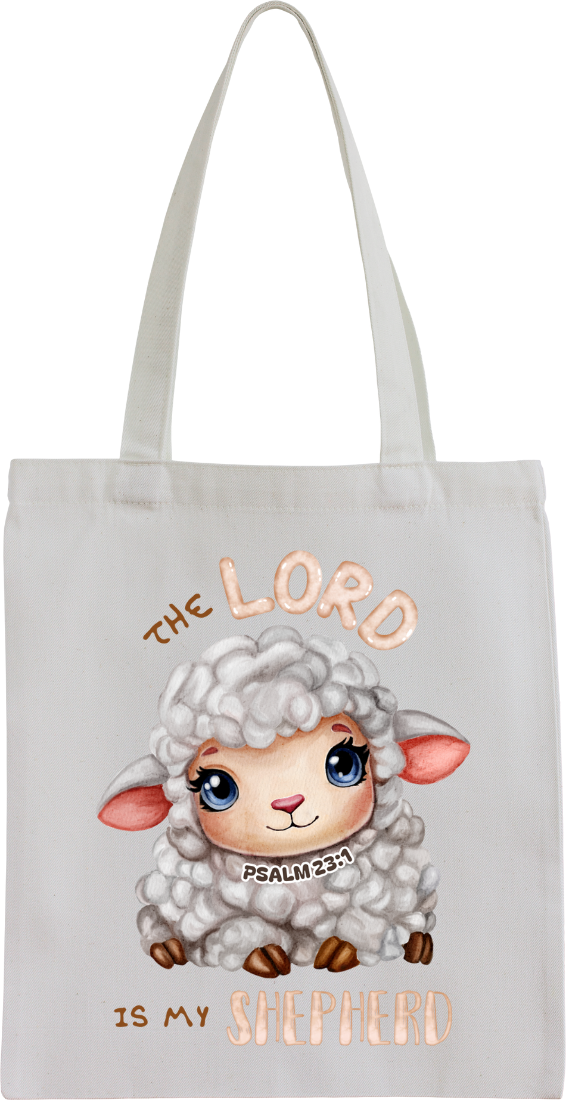 Psalm 23:1 Sheep Tote Bag