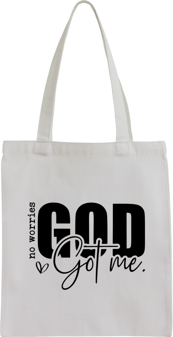 Inspirational God Got Me Tote Bag