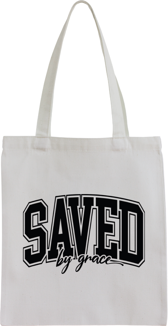 Saved By Grace Tote Bag