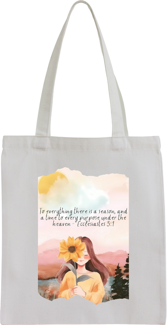 Inspirational Canvas Tote Bag