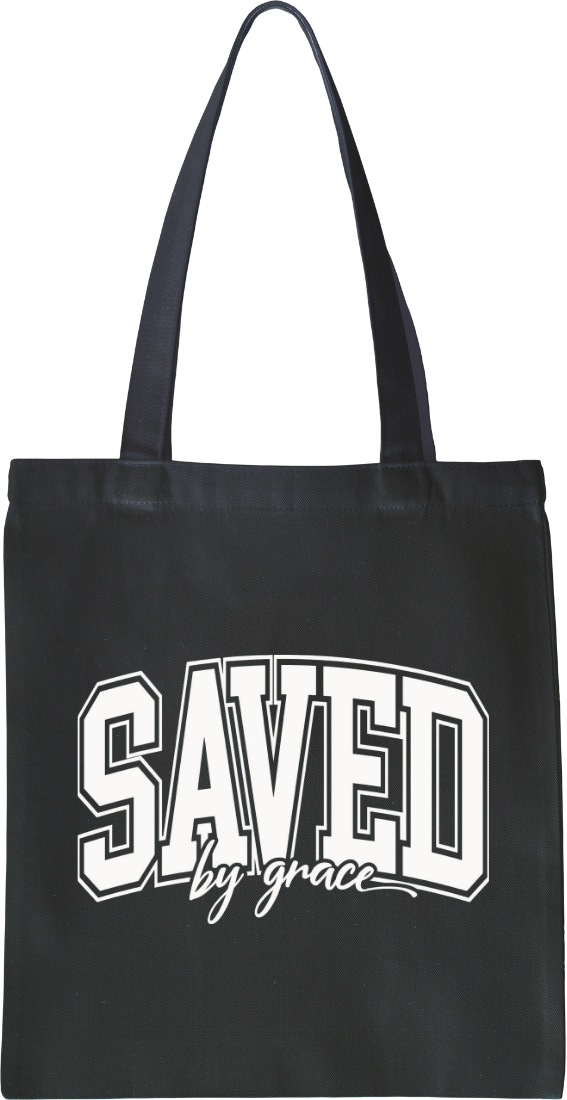 Saved by Grace Tote Bag