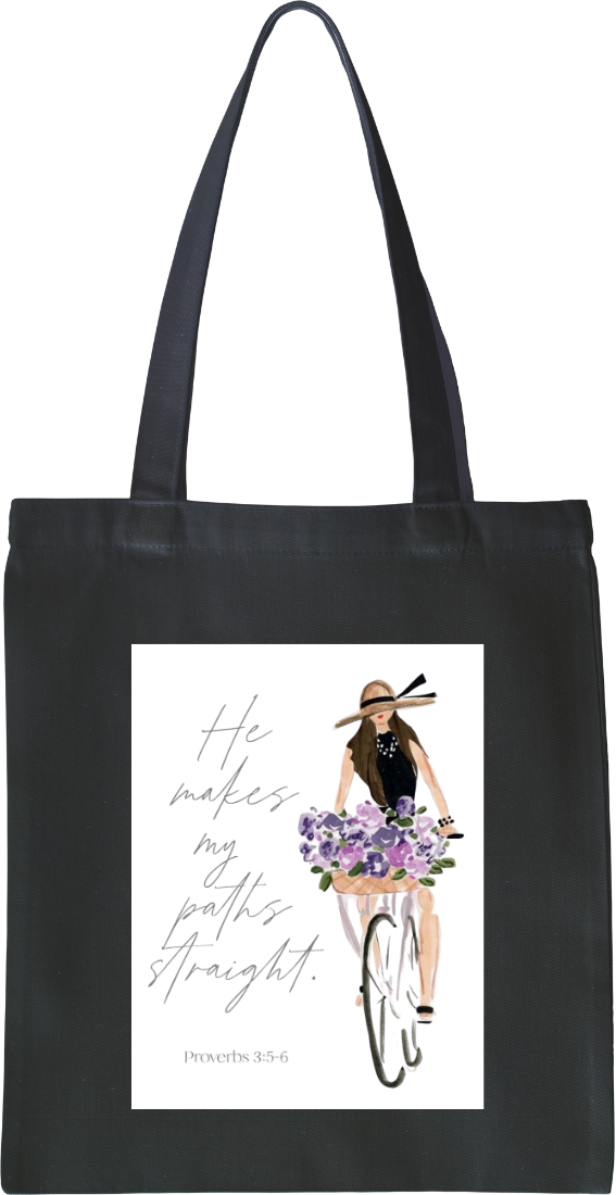Stylish Tote Bag with Inspirational Print
