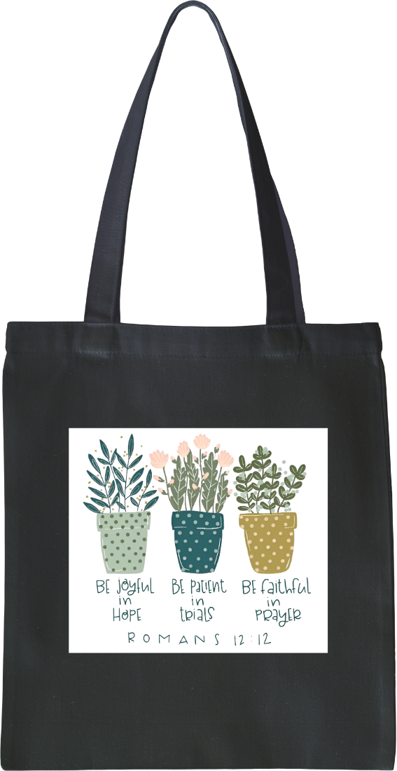 Inspirational Bible Verse Tote Bag