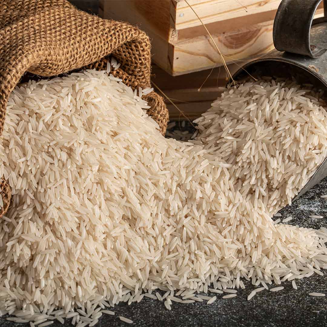 1121 White Sella Basmati Rice, 25 kg