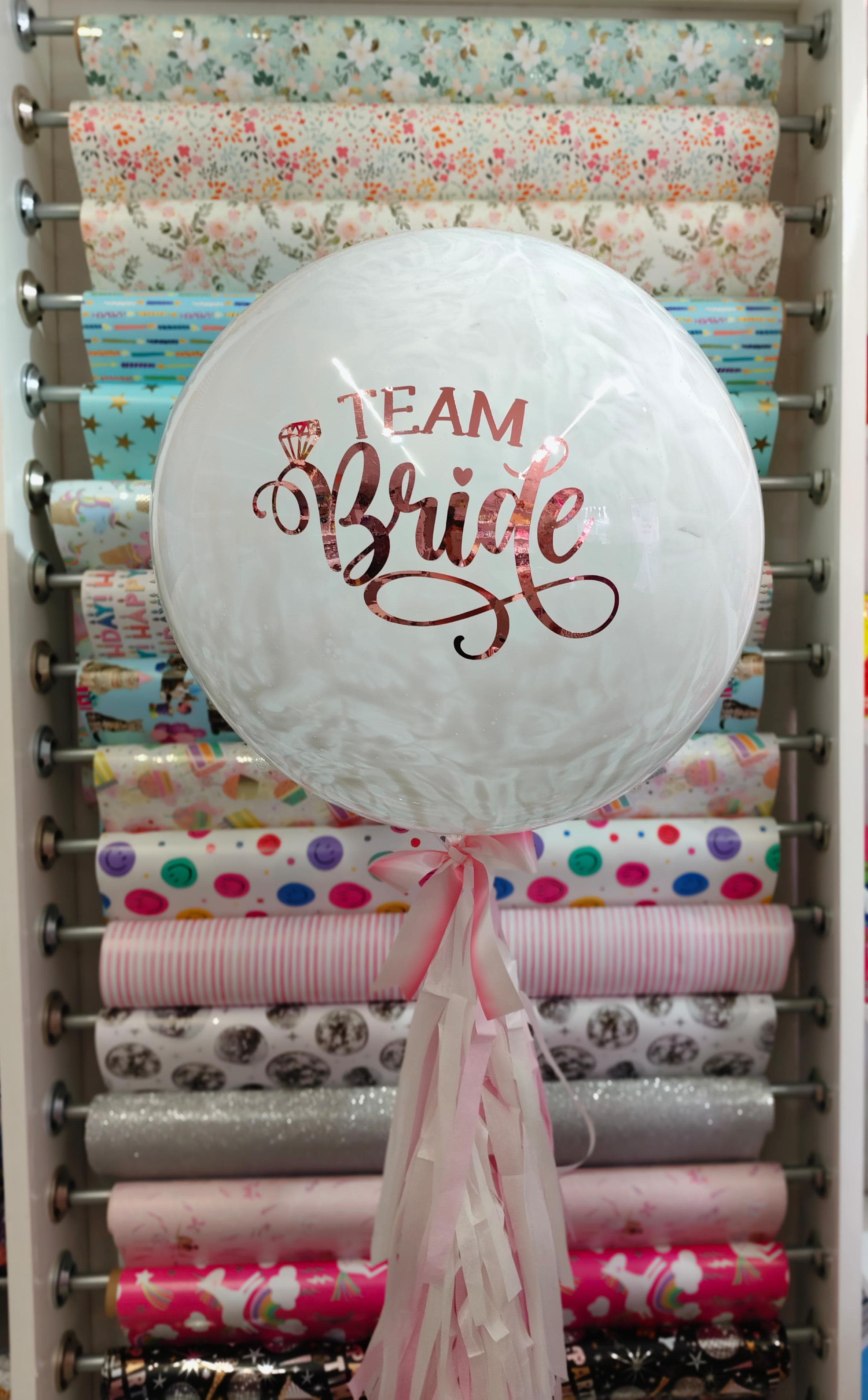 GLOBO BURBUJA ¨TEAM BRIDE¨