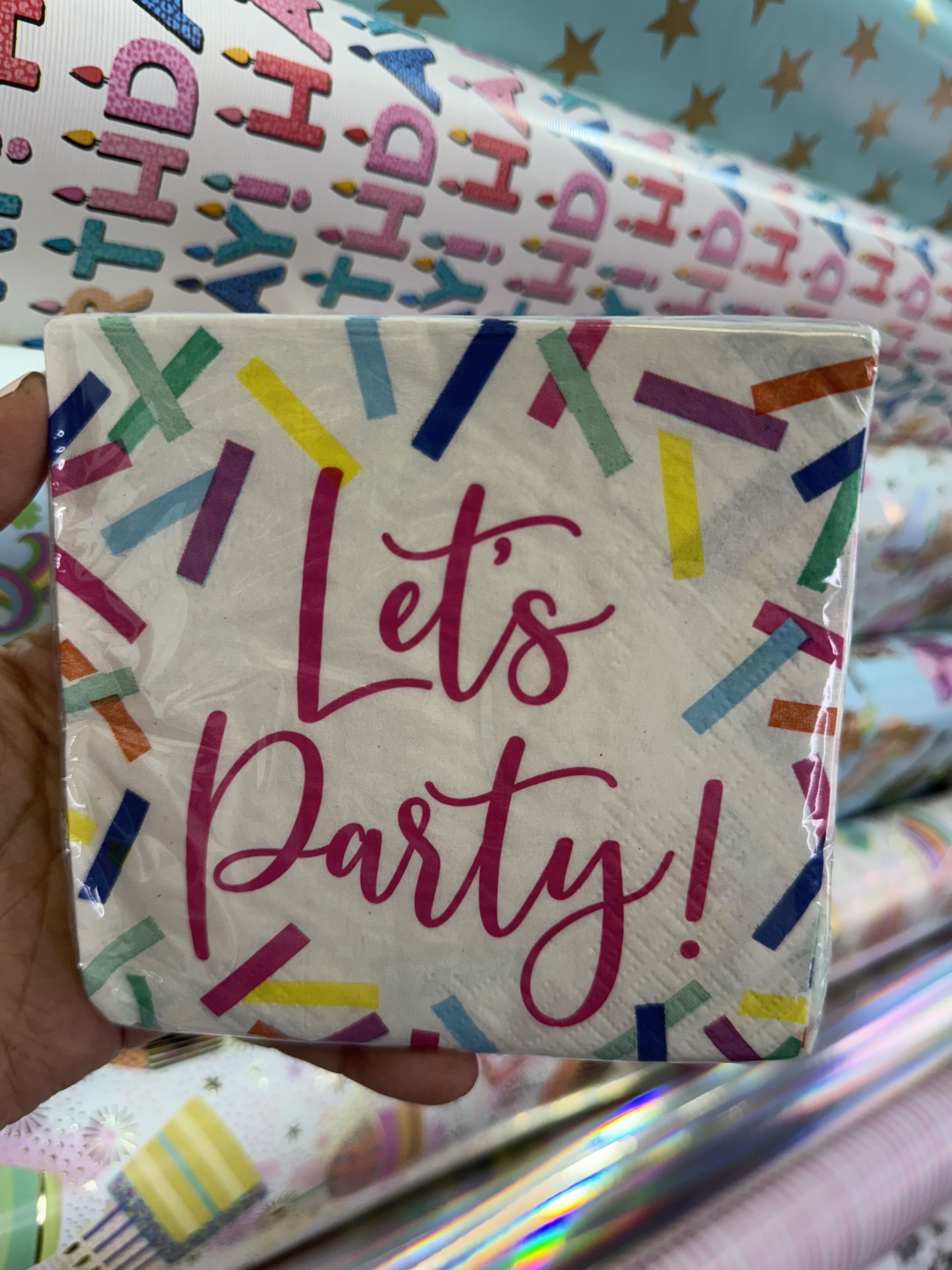 SERVILLETAS "LET´S PARTY!"