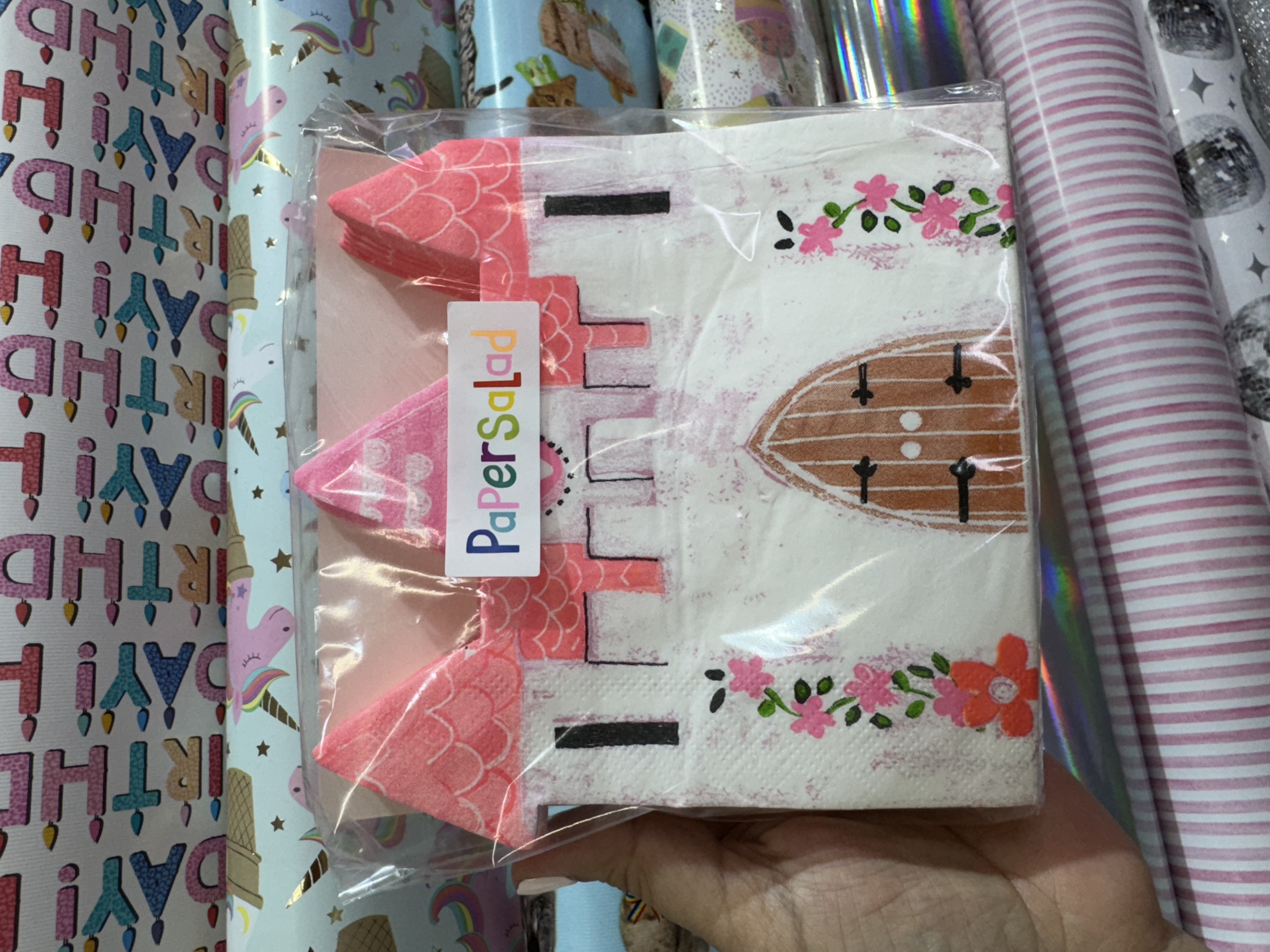 SERVILLETAS ¨CASTILLO PRINCESAS"