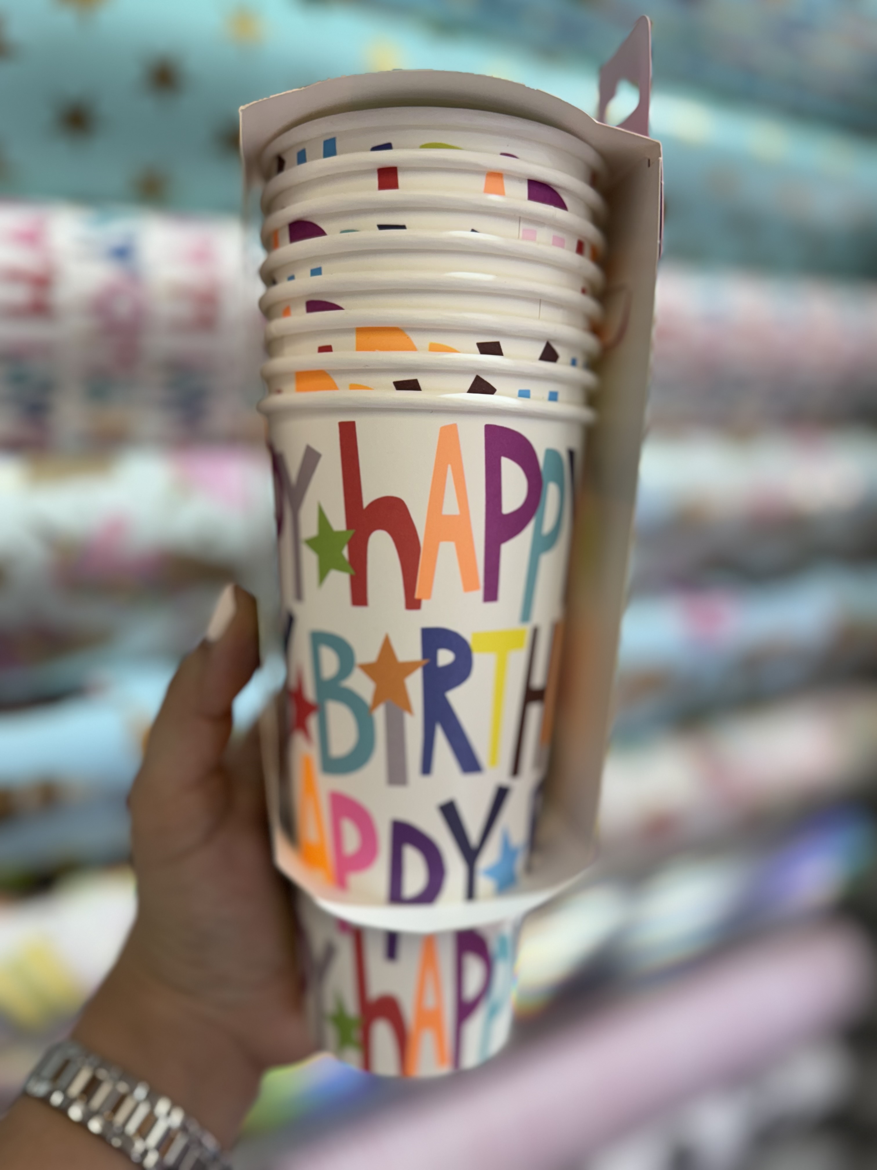 VASOS GRANDES "FOSFO MULTICOLOR"