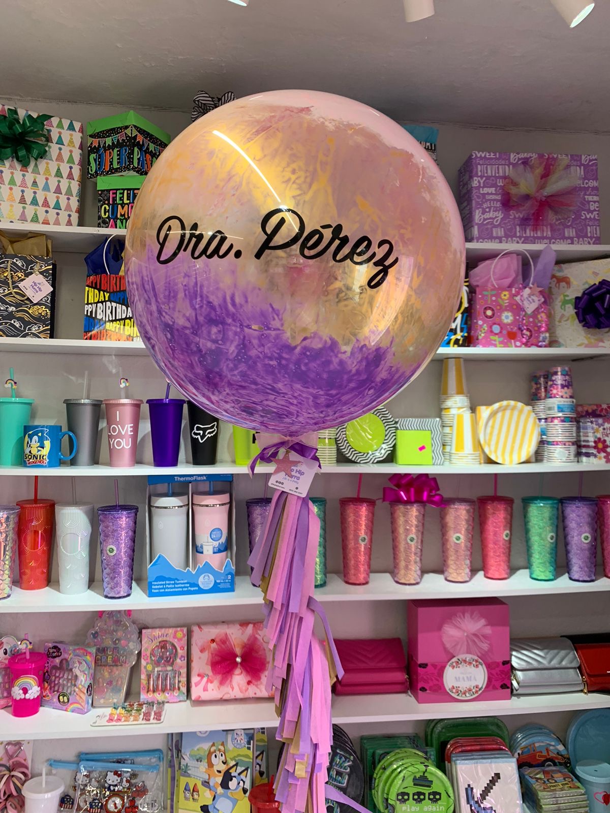 GLOBO BURBUJA PERSONALIZADO