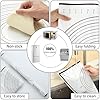 Rolling pin 3-Piece Set, 17.5" Rolling Pin with Adjustable Thickness Rings, Wooden Dough Roller, Rolling Pins for Baking Pizza, Pasta, Bread - Baking Essentials
