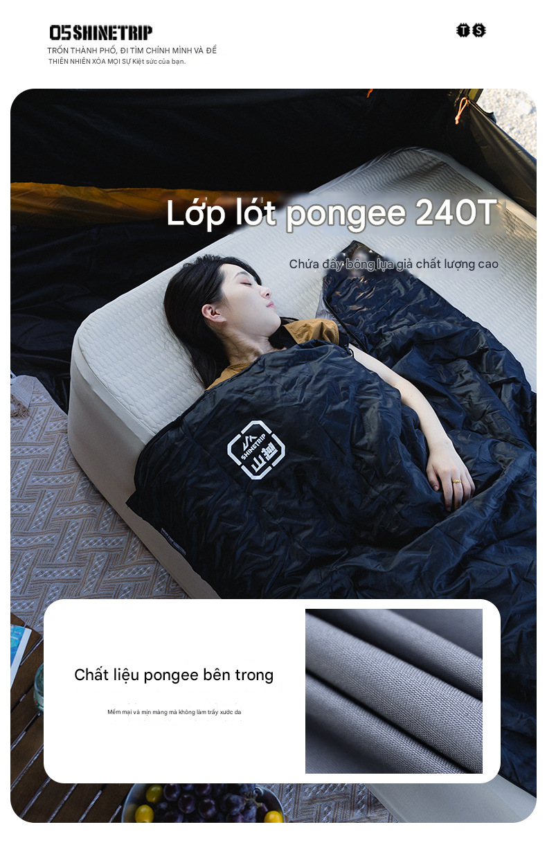 Túi ngủ mùa đông ShineTrip